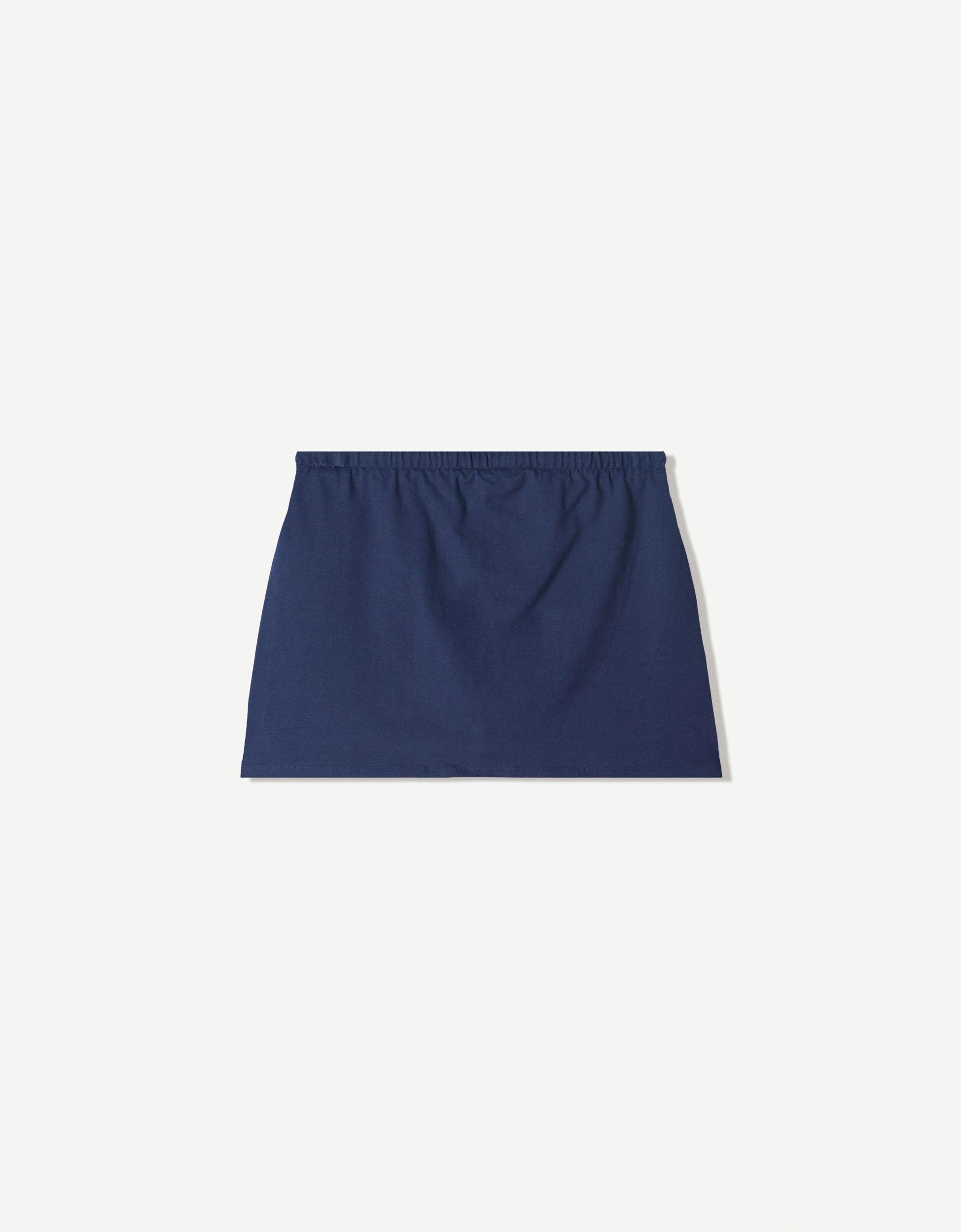 Skort with tied waistband Product Image