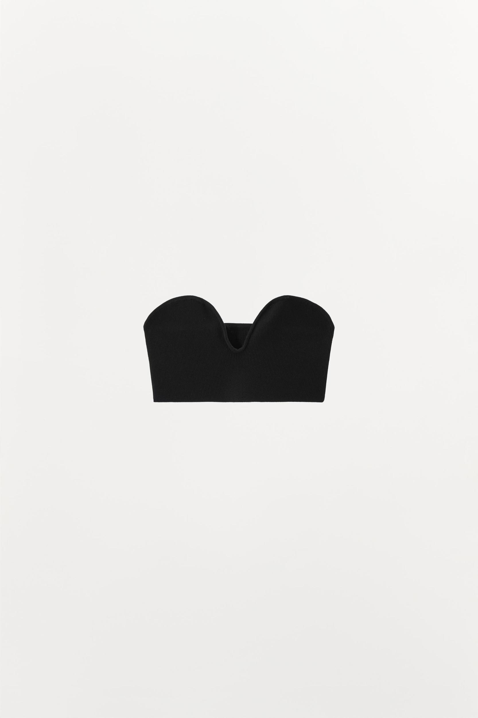 RIBBED STRAPLESS TOP Product Image