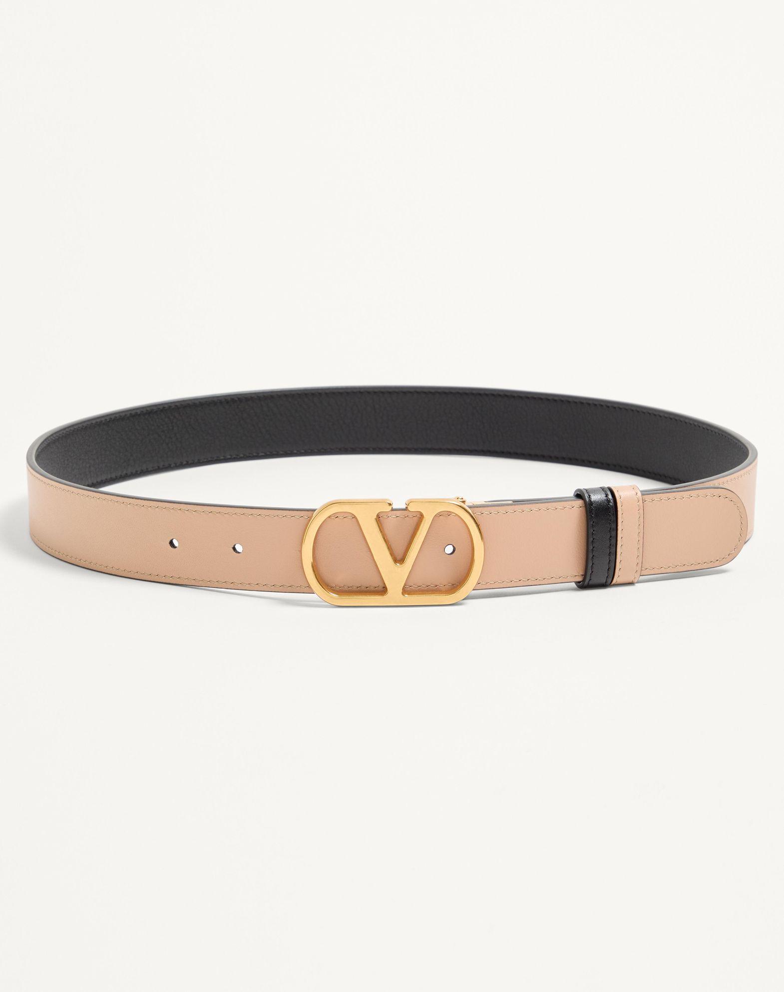 Vlogo Signature Reversible Shiny Calfskin Belt 30 Mm Product Image
