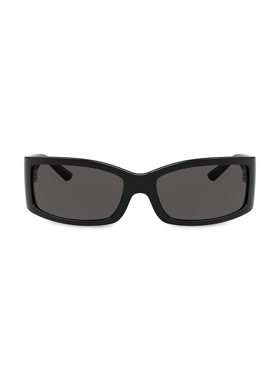 Mens 61MM Propionate Rectangular Sunglasses Product Image