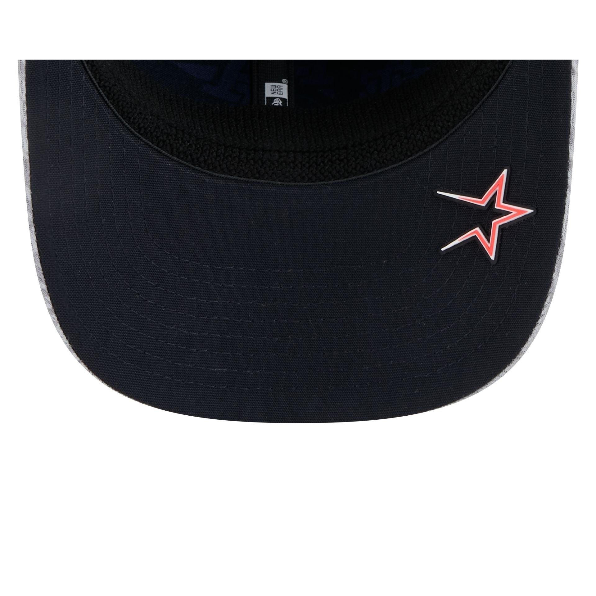 Houston Astros 2025 Clubhouse Gray 9SEVENTY Stretch-Snap Hat Male Product Image