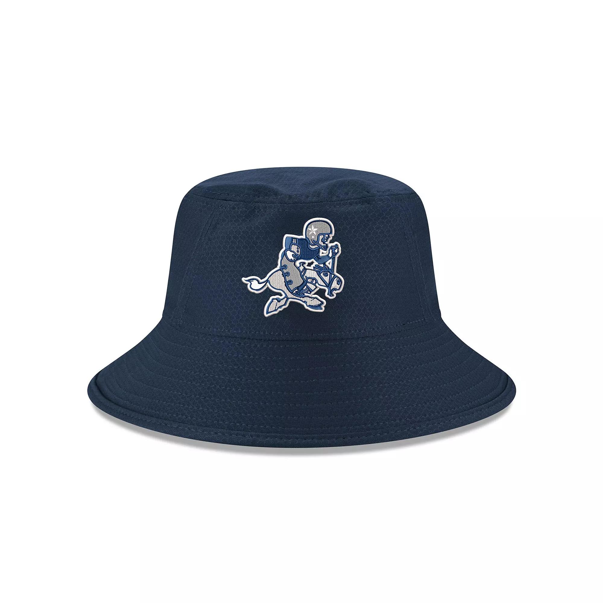 Men's New Era Navy Dallas Cowboys Main Bucket Hat,  Product Image