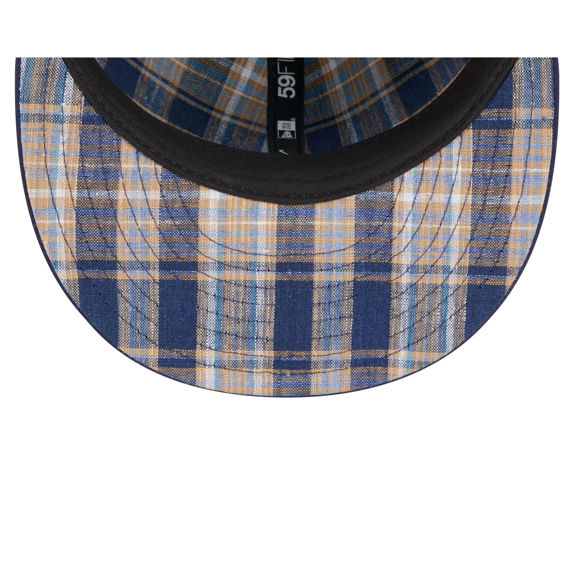 Men's New Era Navy Atlanta Braves 2025 59FIFTY Day 59FIFTY Fitted Hat with Pins,  Product Image