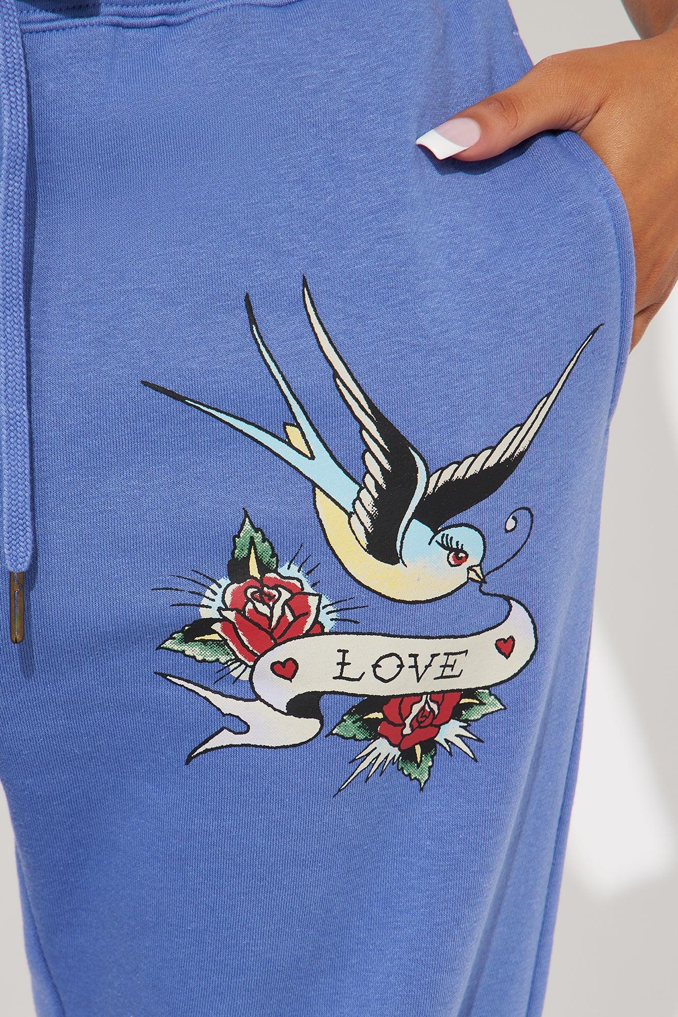 Ed Hardy Brave Eagle Jogger - Blue Product Image