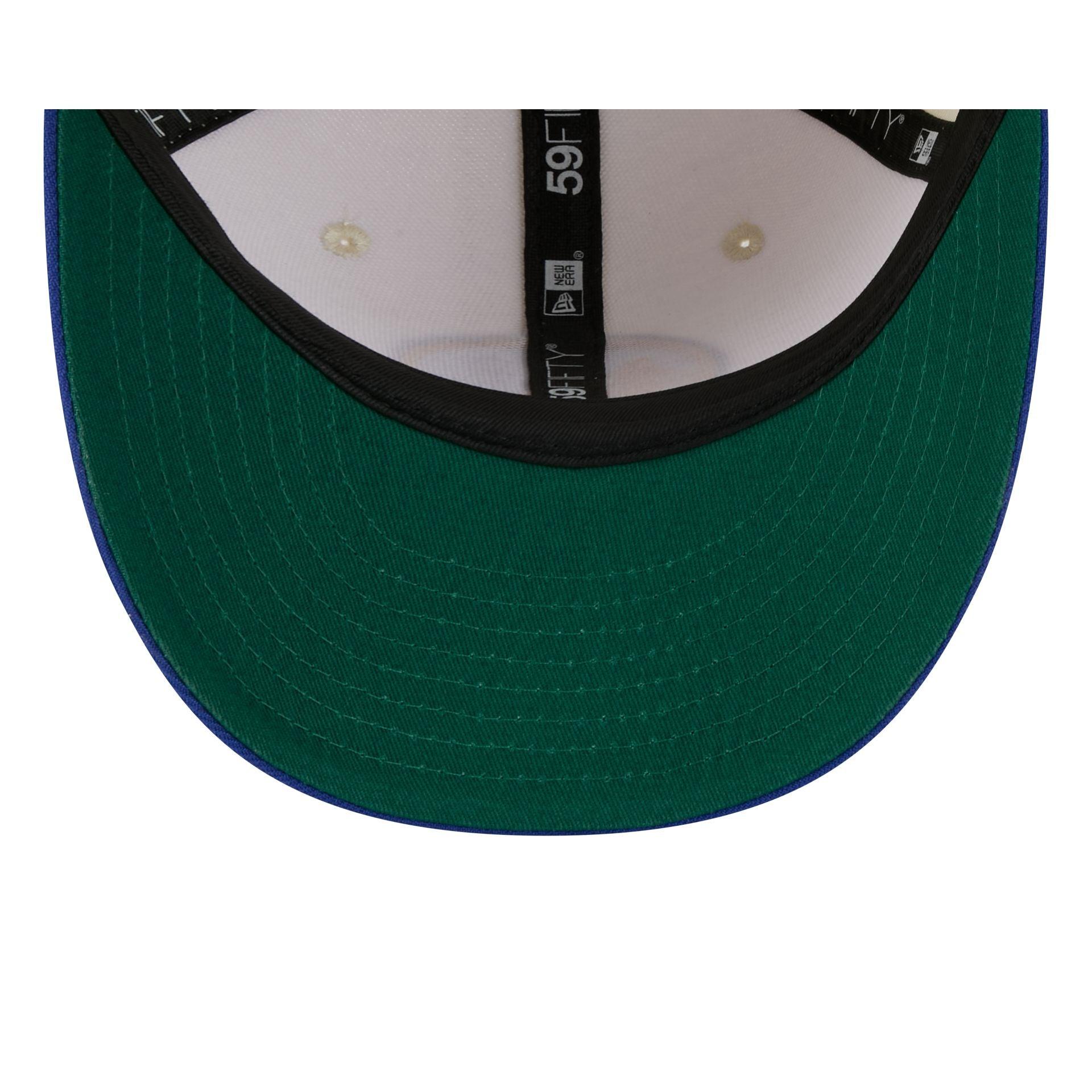 Golden State Warriors Tonal Florals White 59FIFTY Fitted Hat Male Product Image