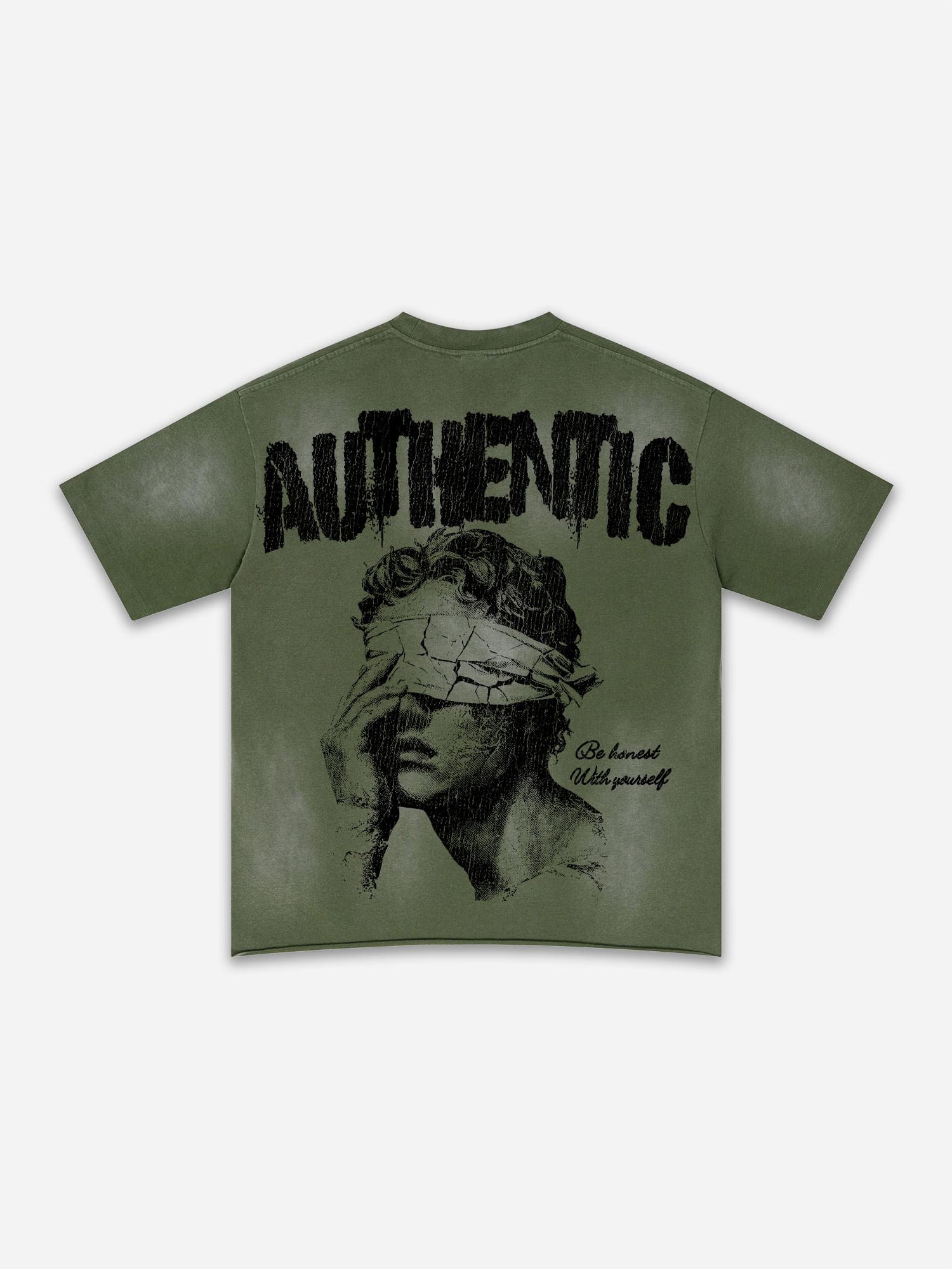 Vintage Mental Health Matters Graphic Acid Wash Oversized T-shirt Product Image