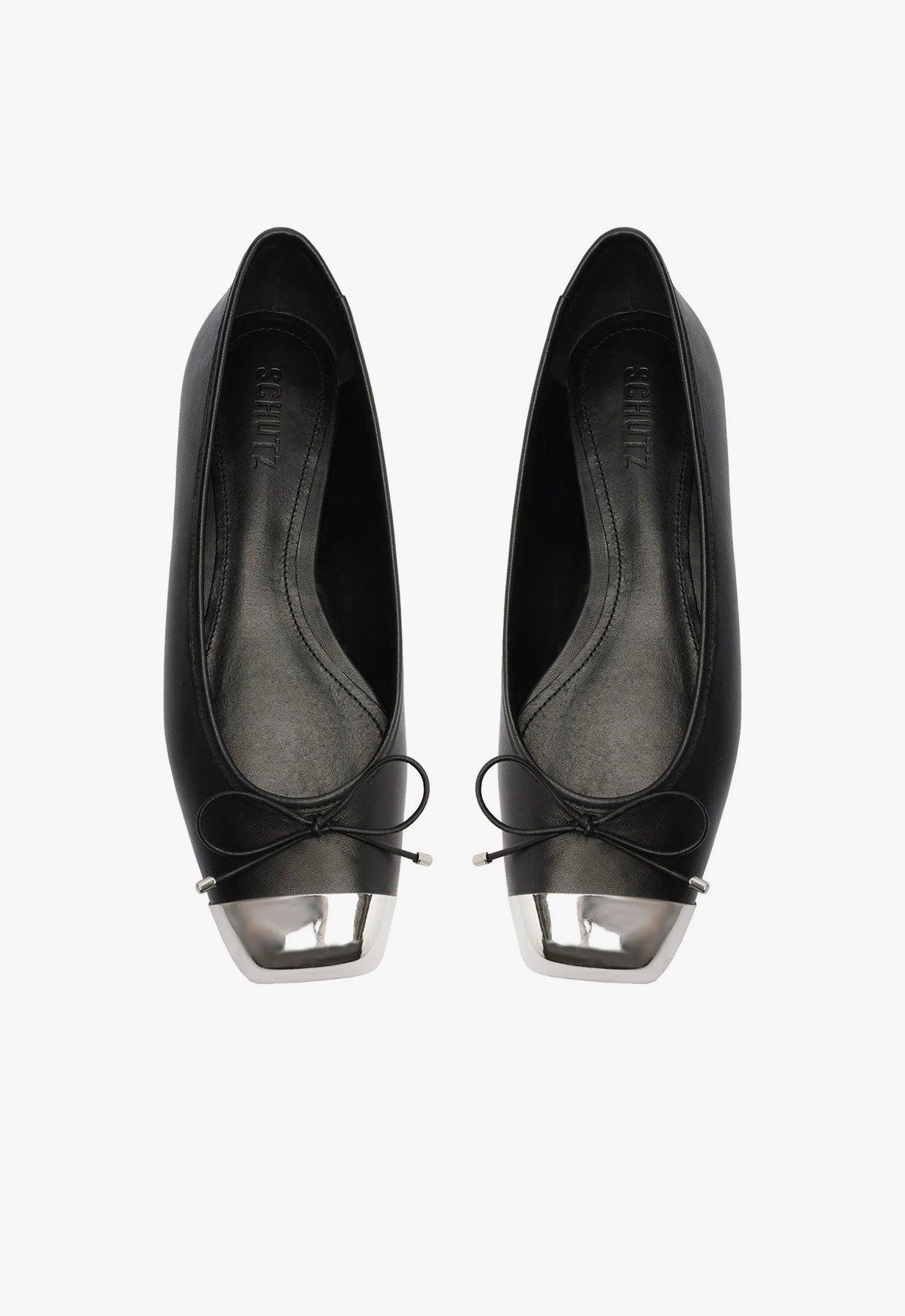 Sae Cap Toe Leather Flat Female Product Image