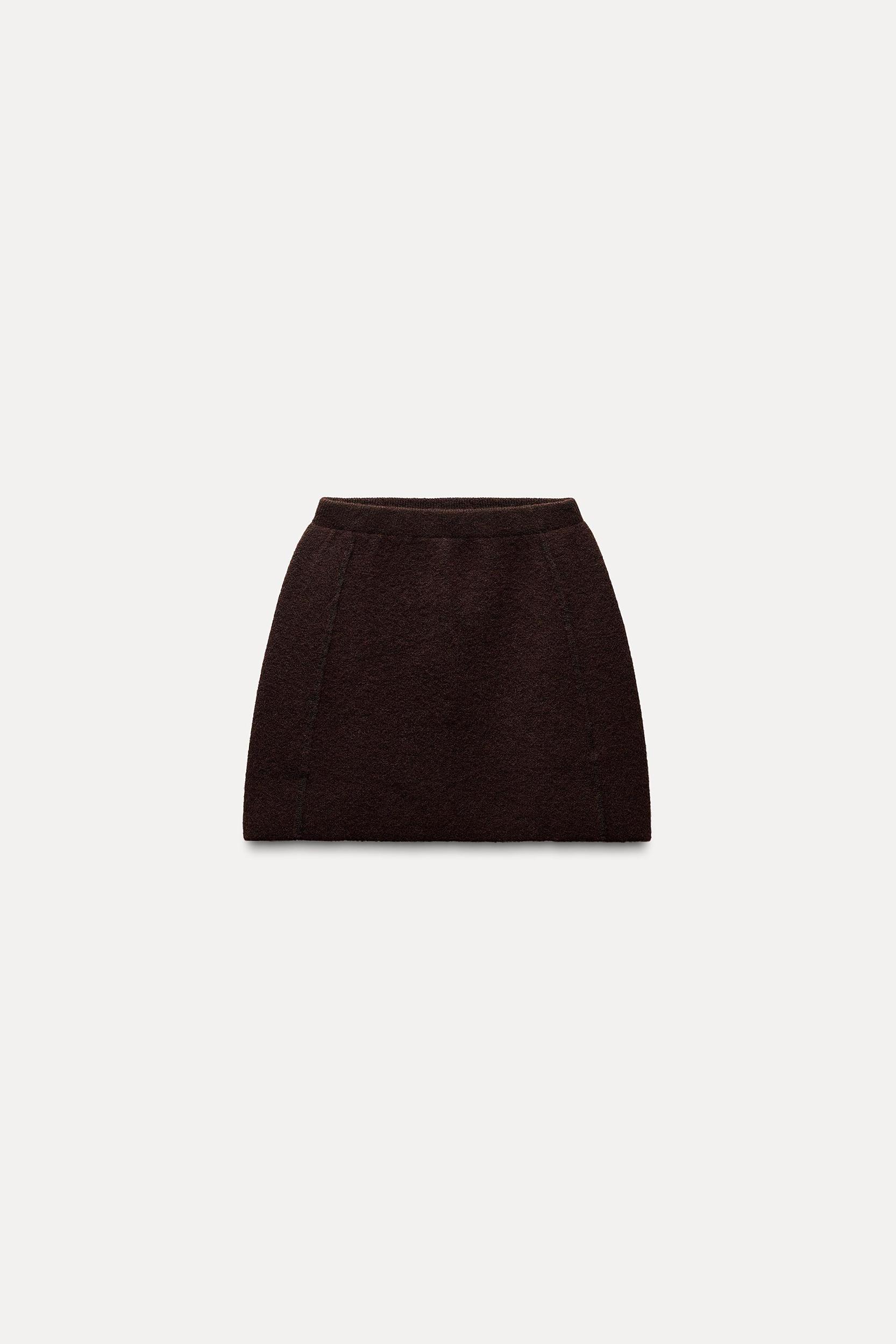 SIDE SEAMS MINI SKIRT Product Image