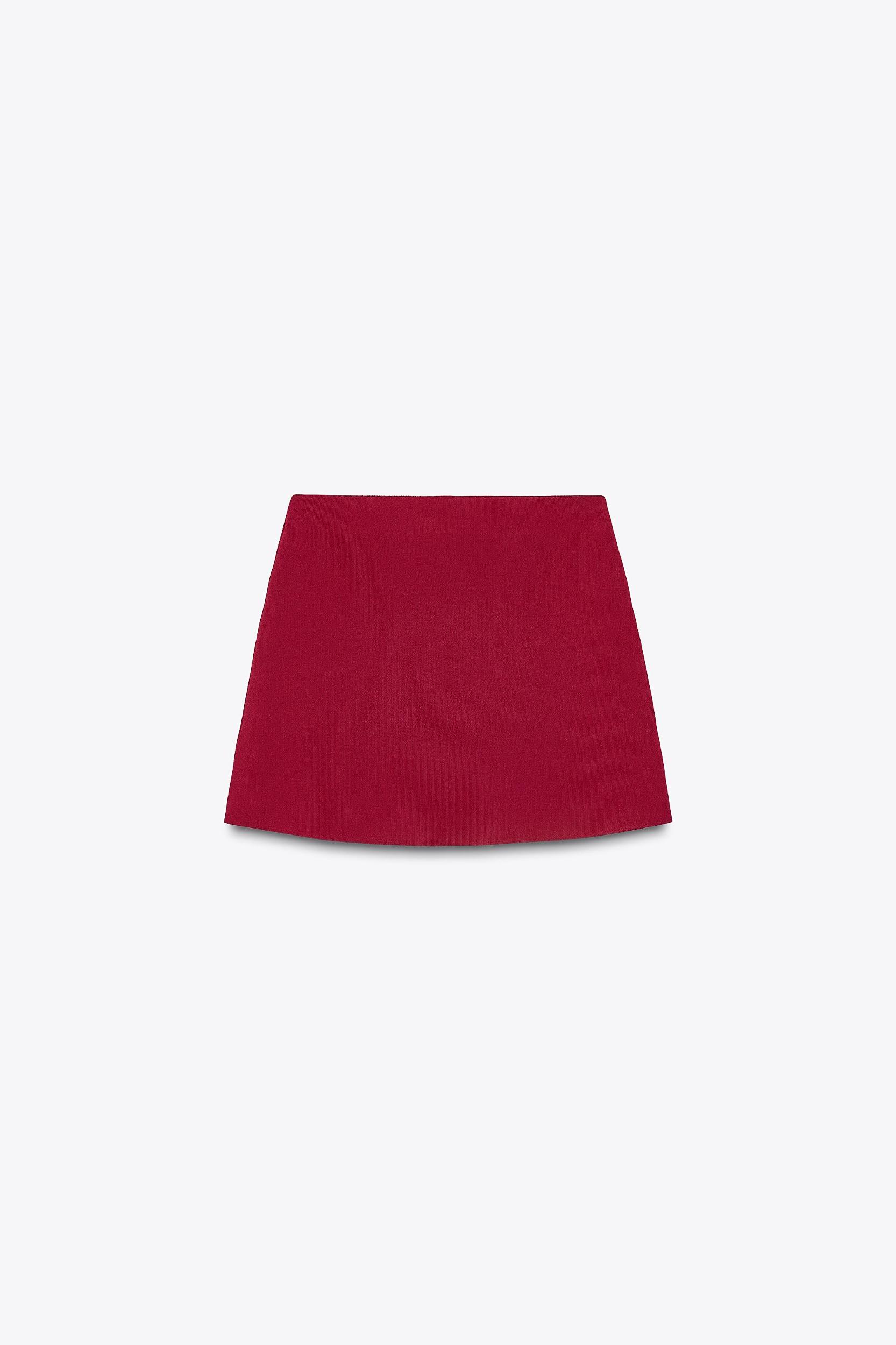 BASIC KNIT MINI SKIRT Product Image
