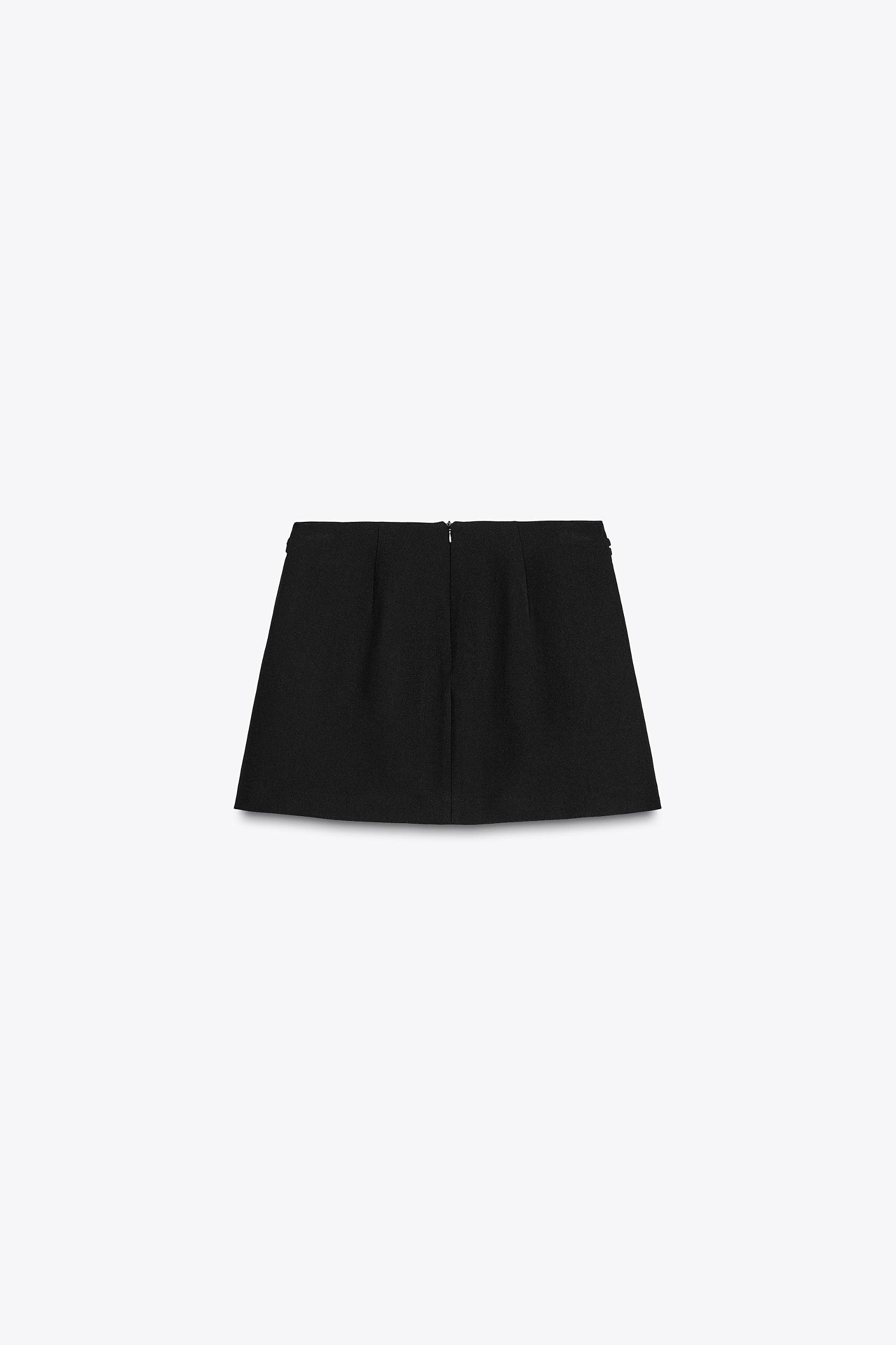 FAUX SUEDE MINI SKIRT Product Image