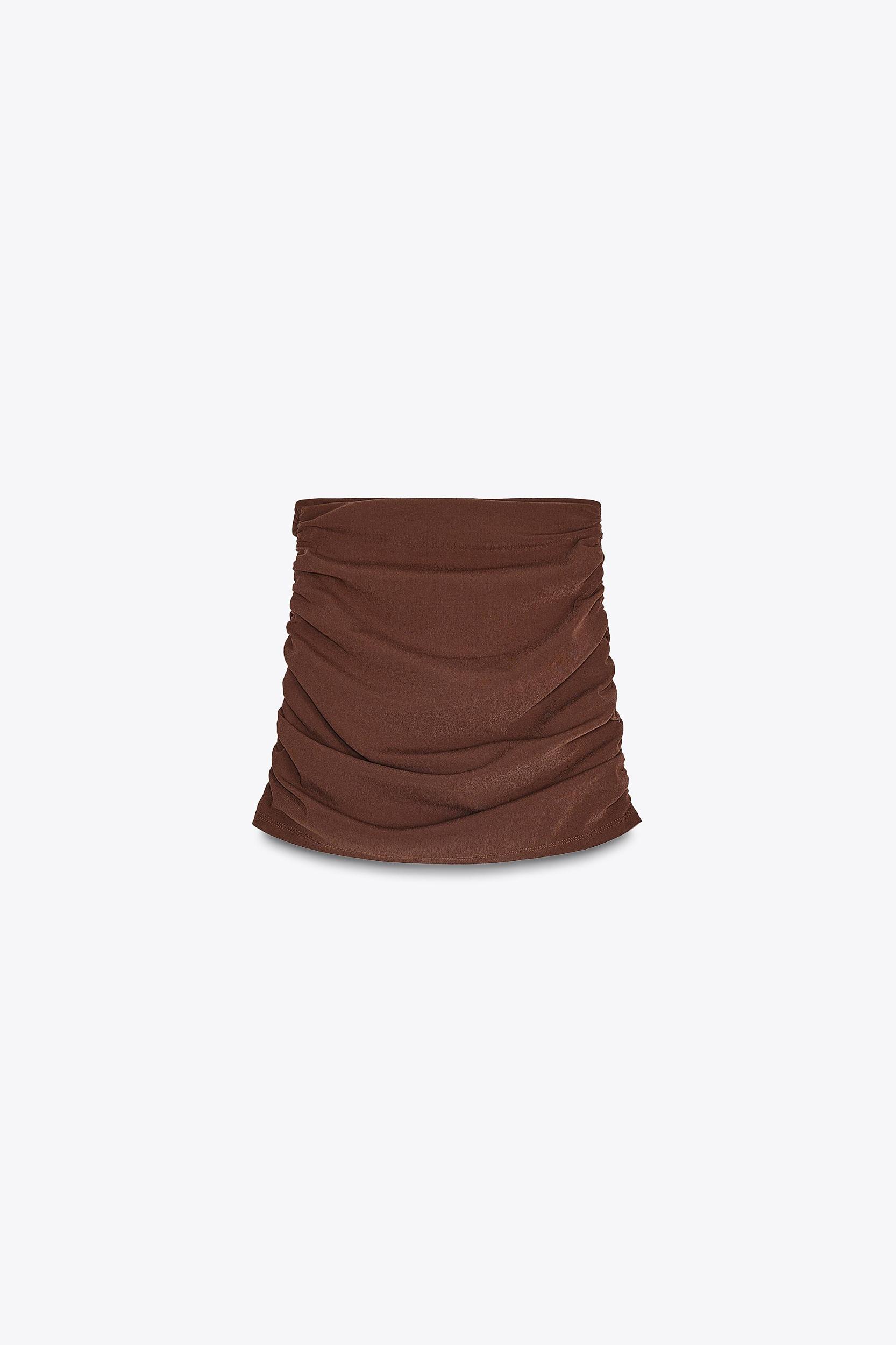 RUCHED MINI SKIRT Product Image