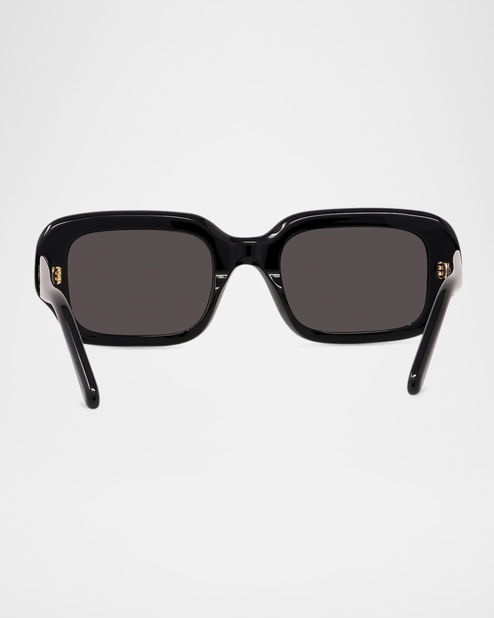 Men's LW40158IM Acetate Rectangle Sunglasses Product Image