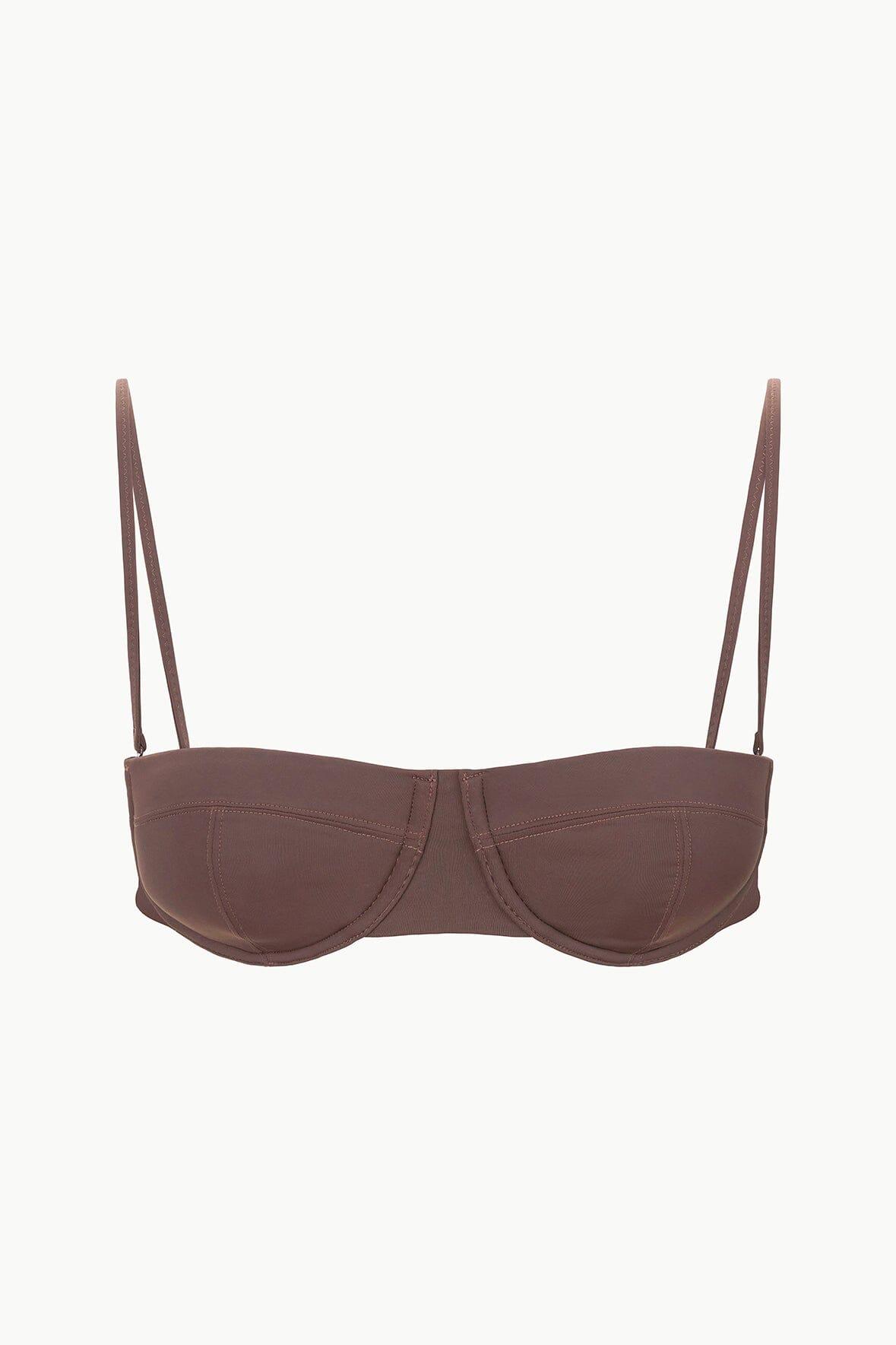 JO BALCONETTE BIKINI TOP | DARK CHOCOLATE Product Image