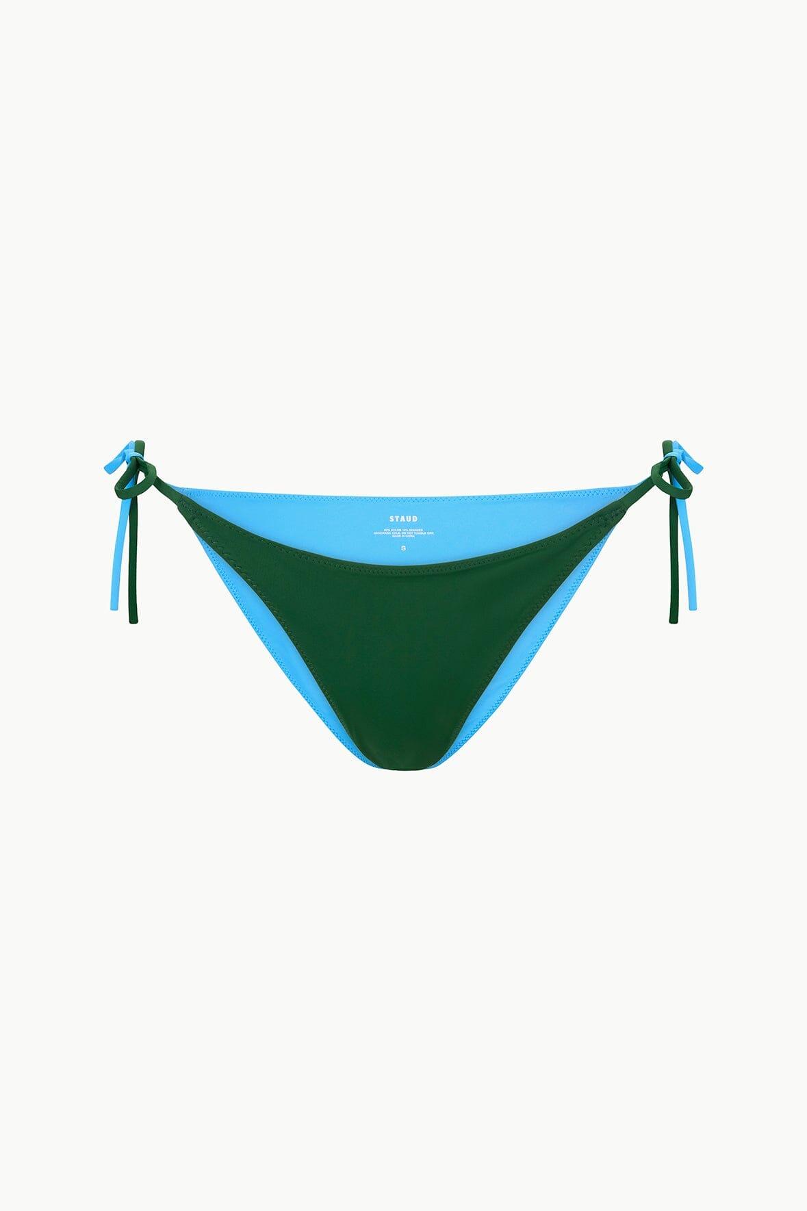 SISLEY SIDE TIE BIKINI BOTTOM | JUNGLE SKY Product Image