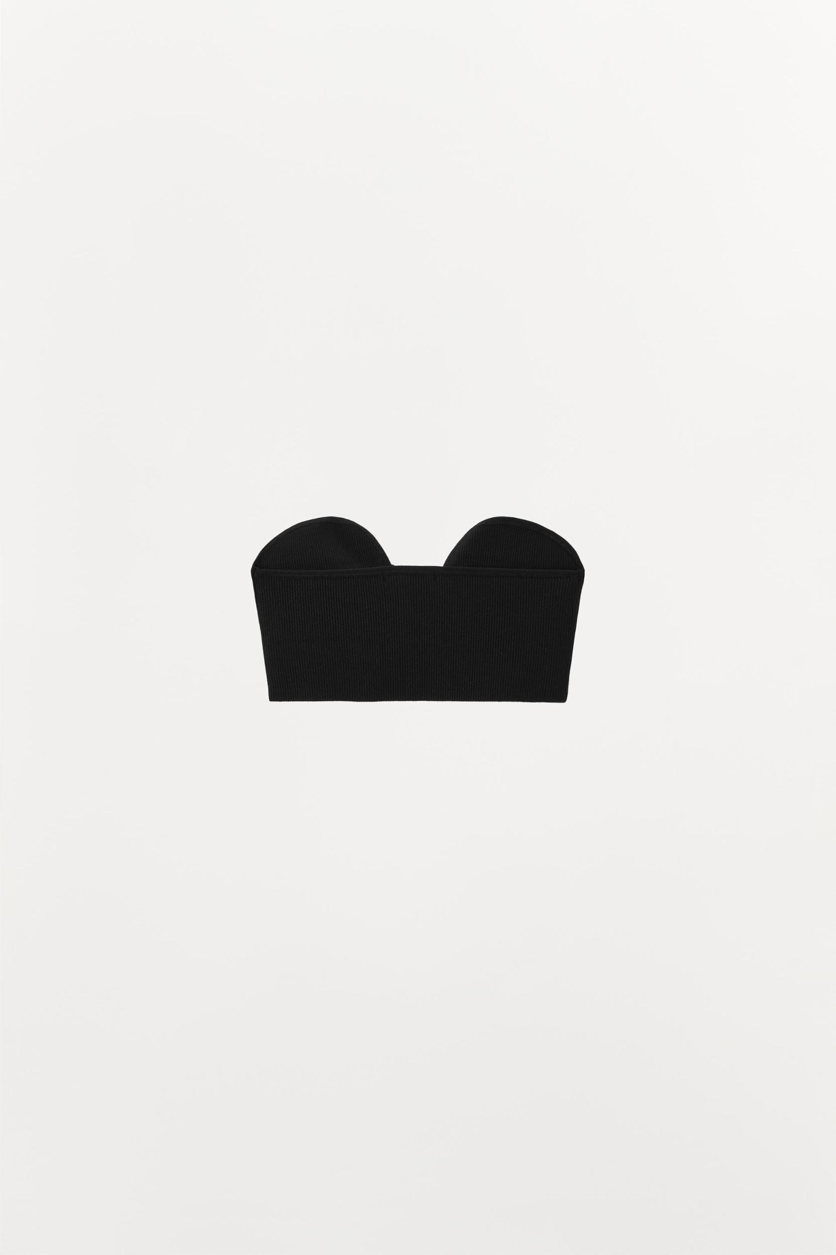 RIBBED STRAPLESS TOP Product Image