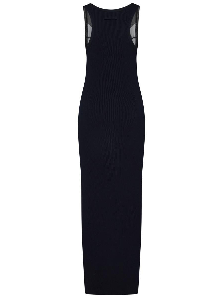 Black & Navy 'The Bi-Material Marinière' Maxi Dress Product Image