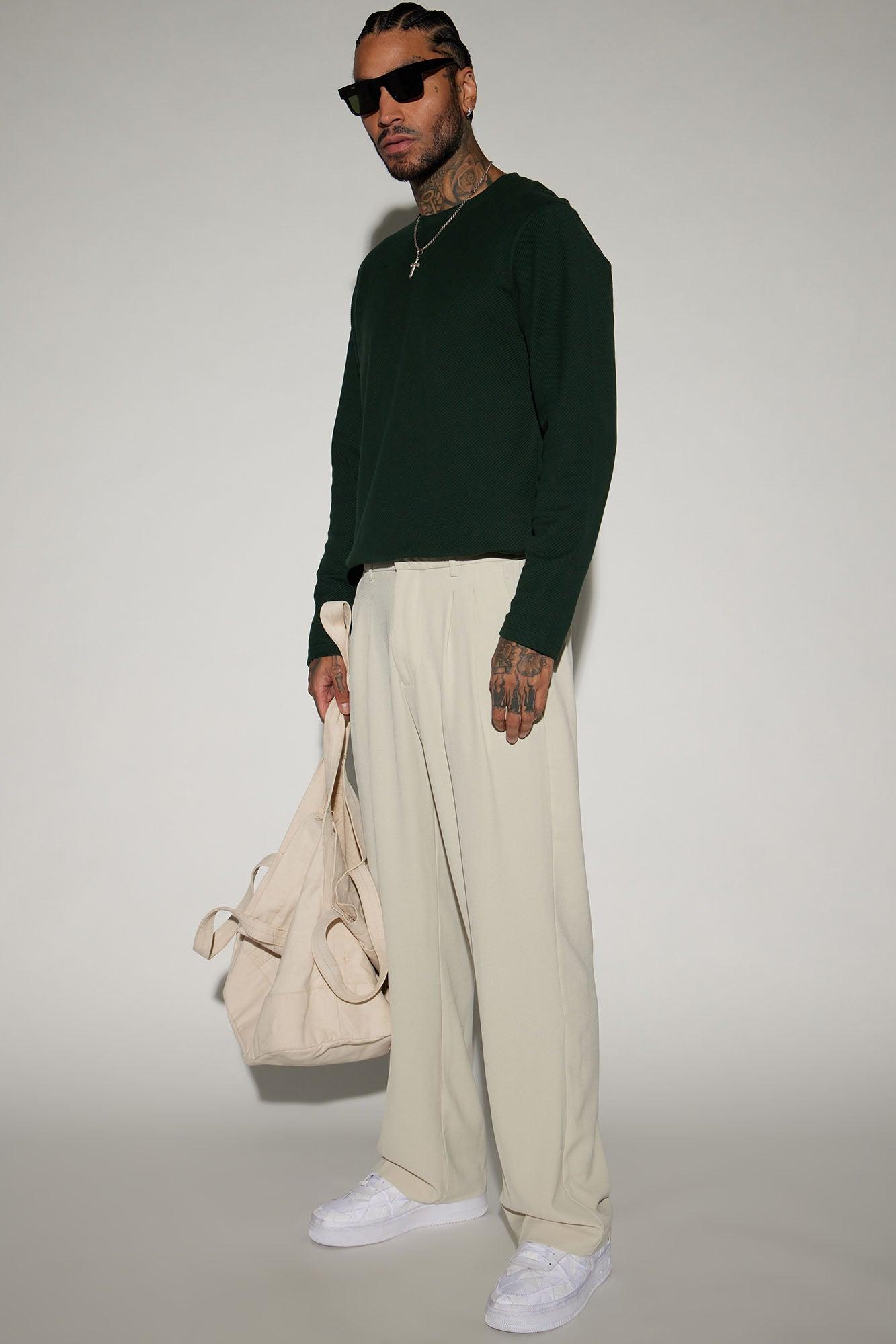 Composed Long Sleeve Tee - Hunter Product Image