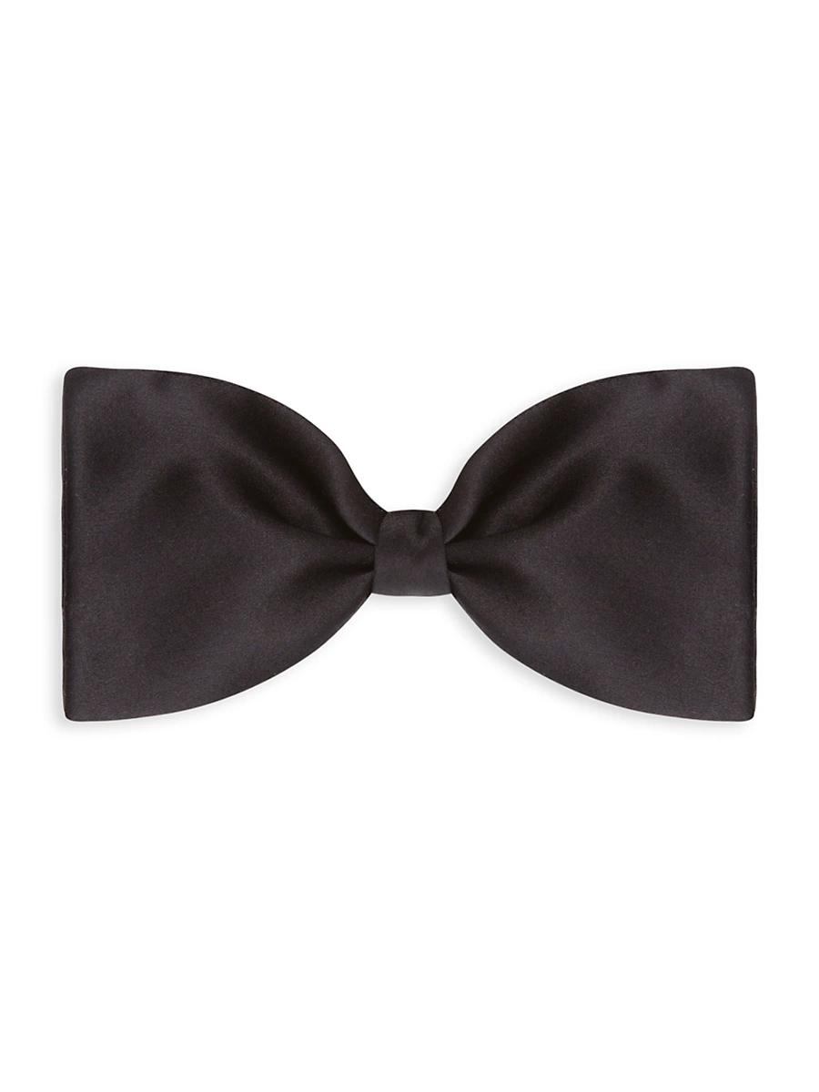 Mens Silk Self Bow-Tie Product Image