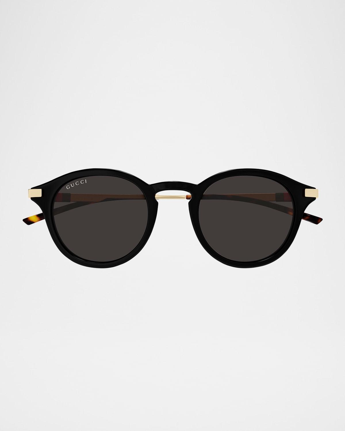 Mens GG1890SAM Acetate Round Sunglasses Product Image