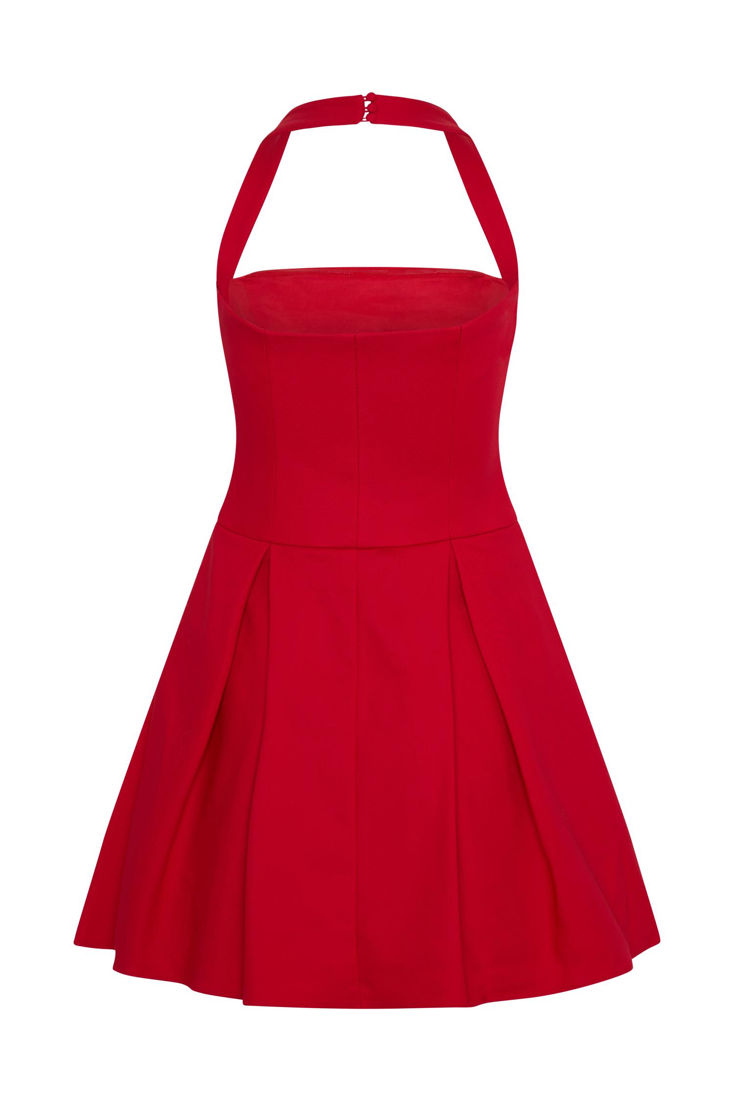 Julia Halter Mini Dress - Red Product Image