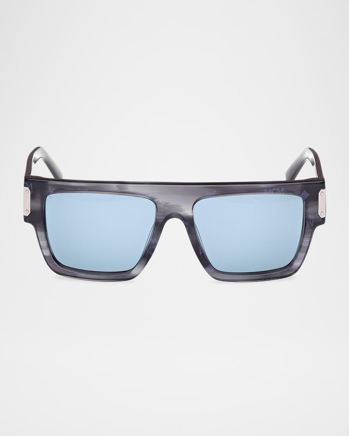 Mens MW0011M Acetate Rectangle Sunglasses Product Image