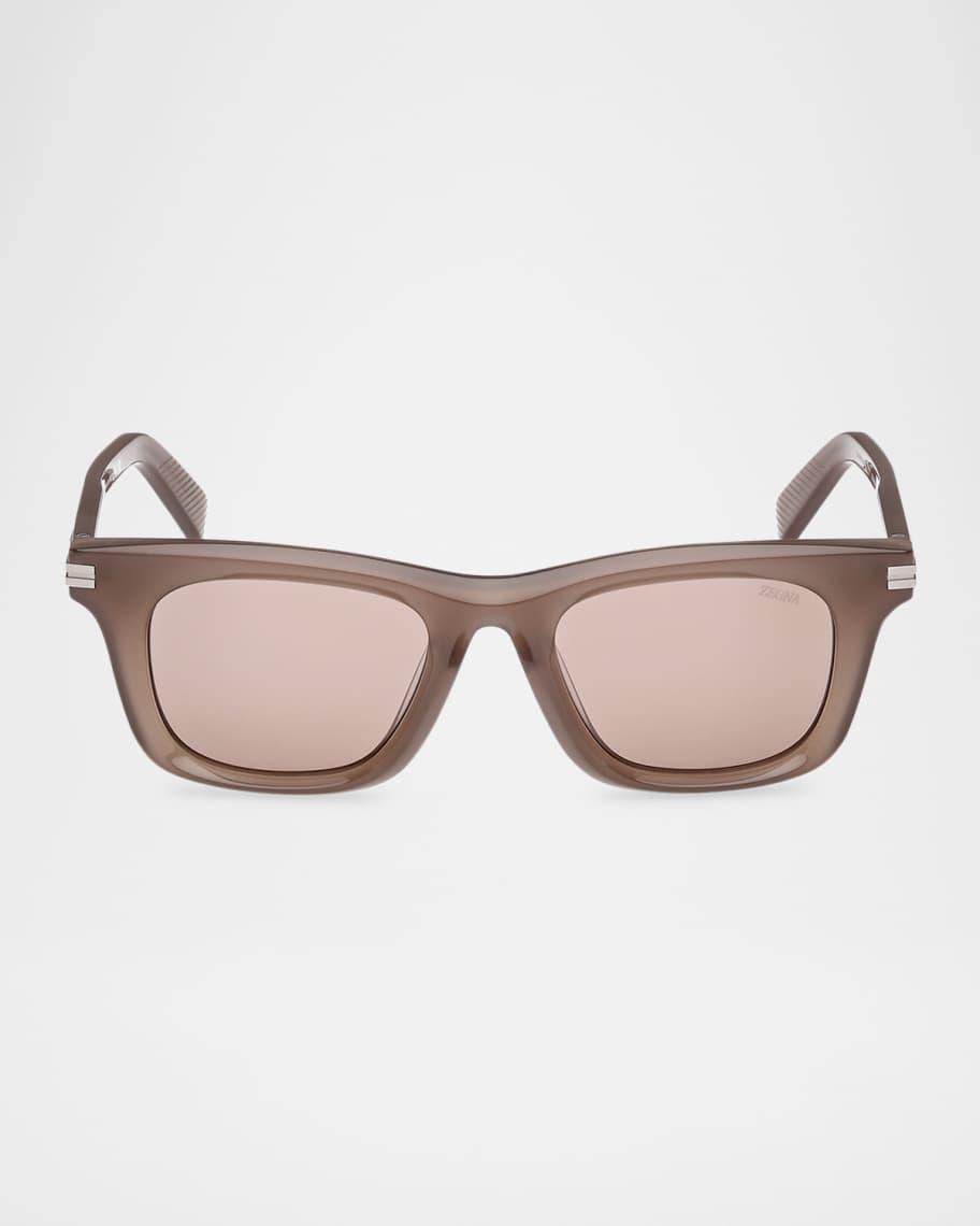 Mens Acetate Round Sunglasses Product Image