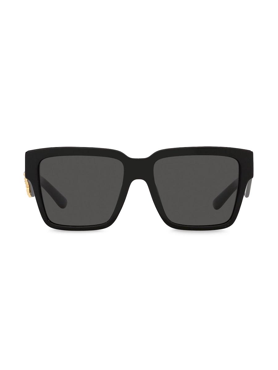 Womens Havana 55MM Square Sunglasses Product Image
