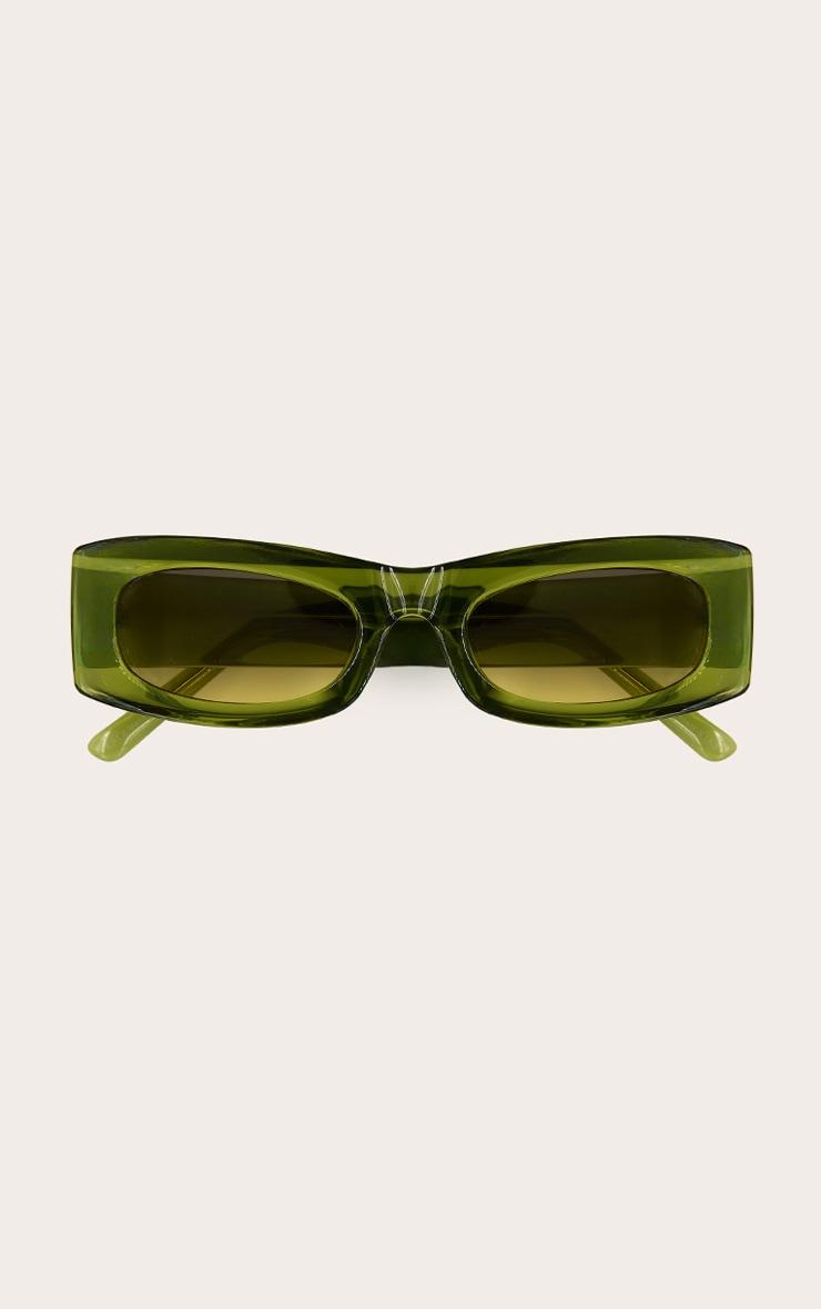 A.KJÆRBEDE Frida Sunglasses - Light Olive Product Image