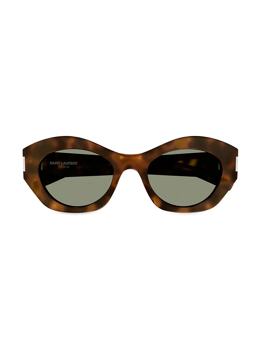 Womens Bold Geometrique Cat-Eye Sunglasses Product Image