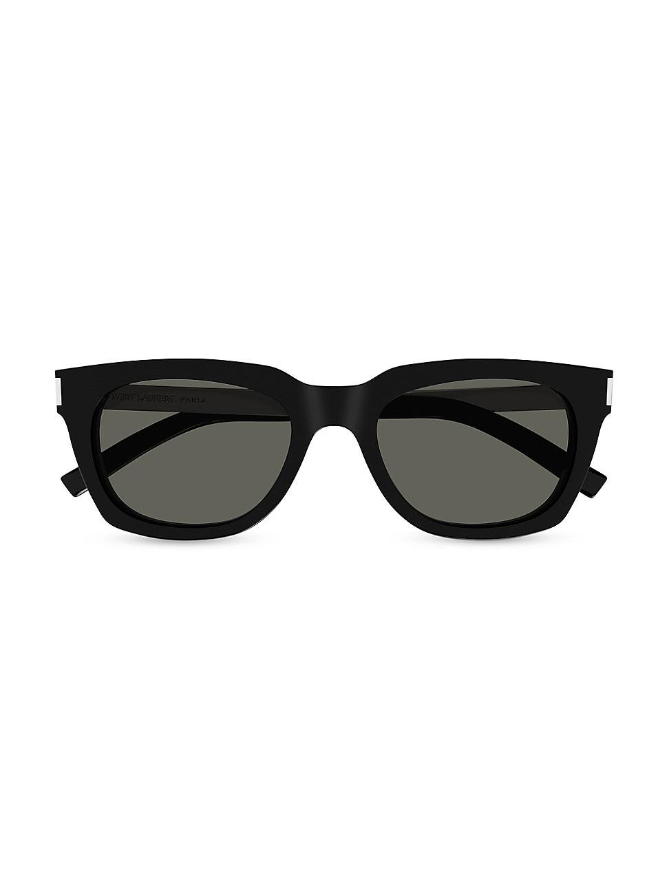 Engraved Logo Square Acetate Sunglasses Product Image