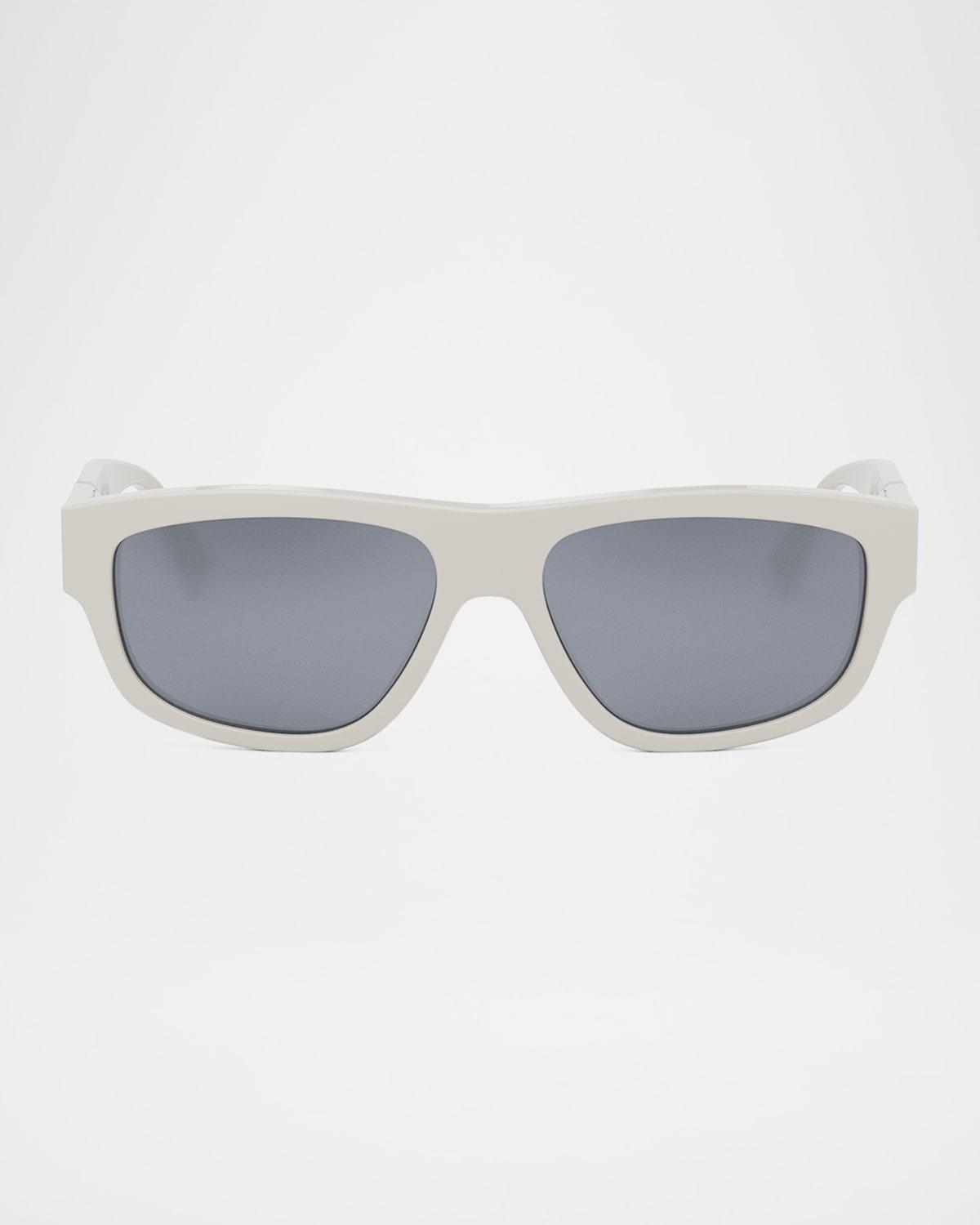 Mens Fendi Diagonal 56MM Geometric Sunglasses Product Image