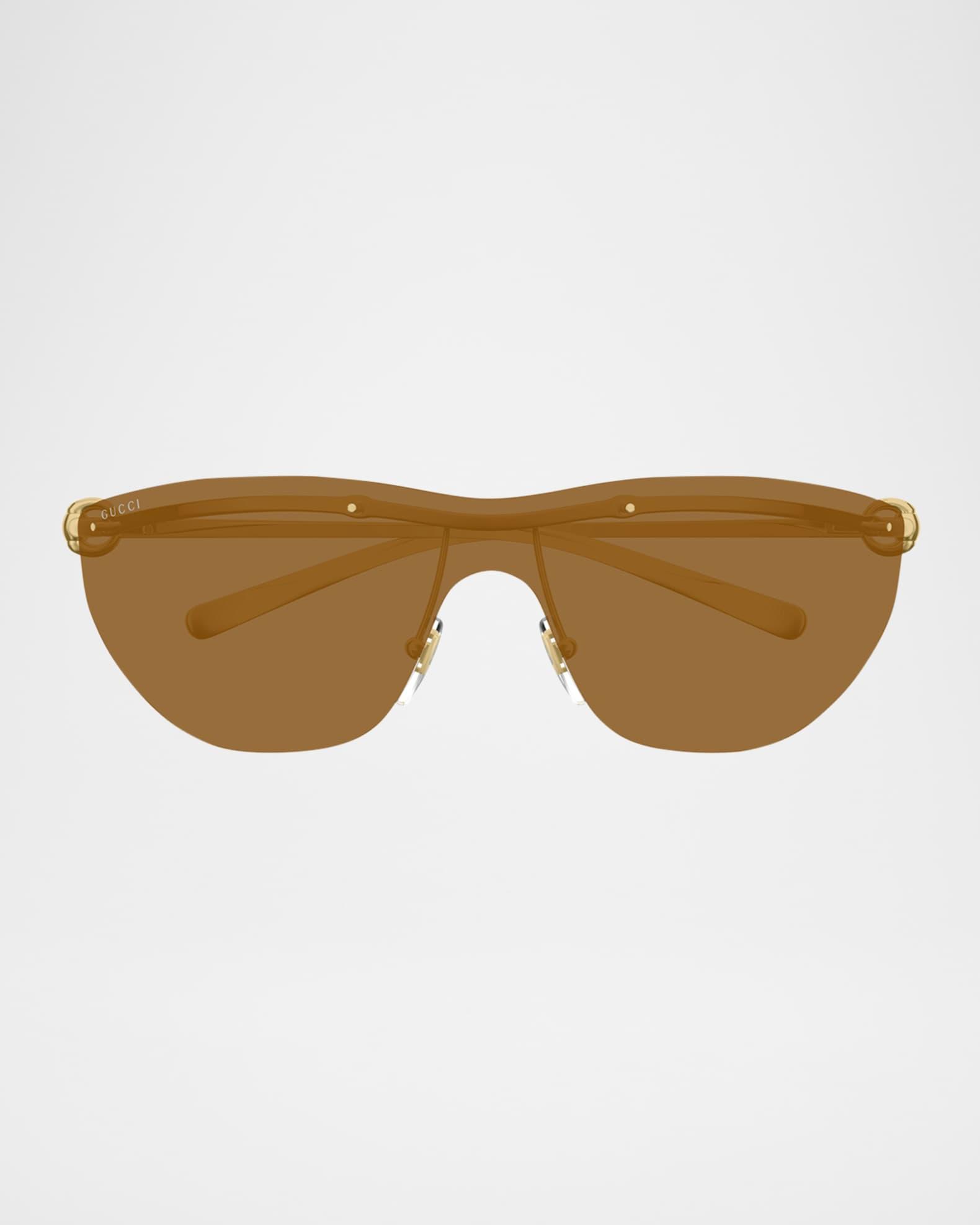 Rimless Metal Shield Sunglasses Product Image