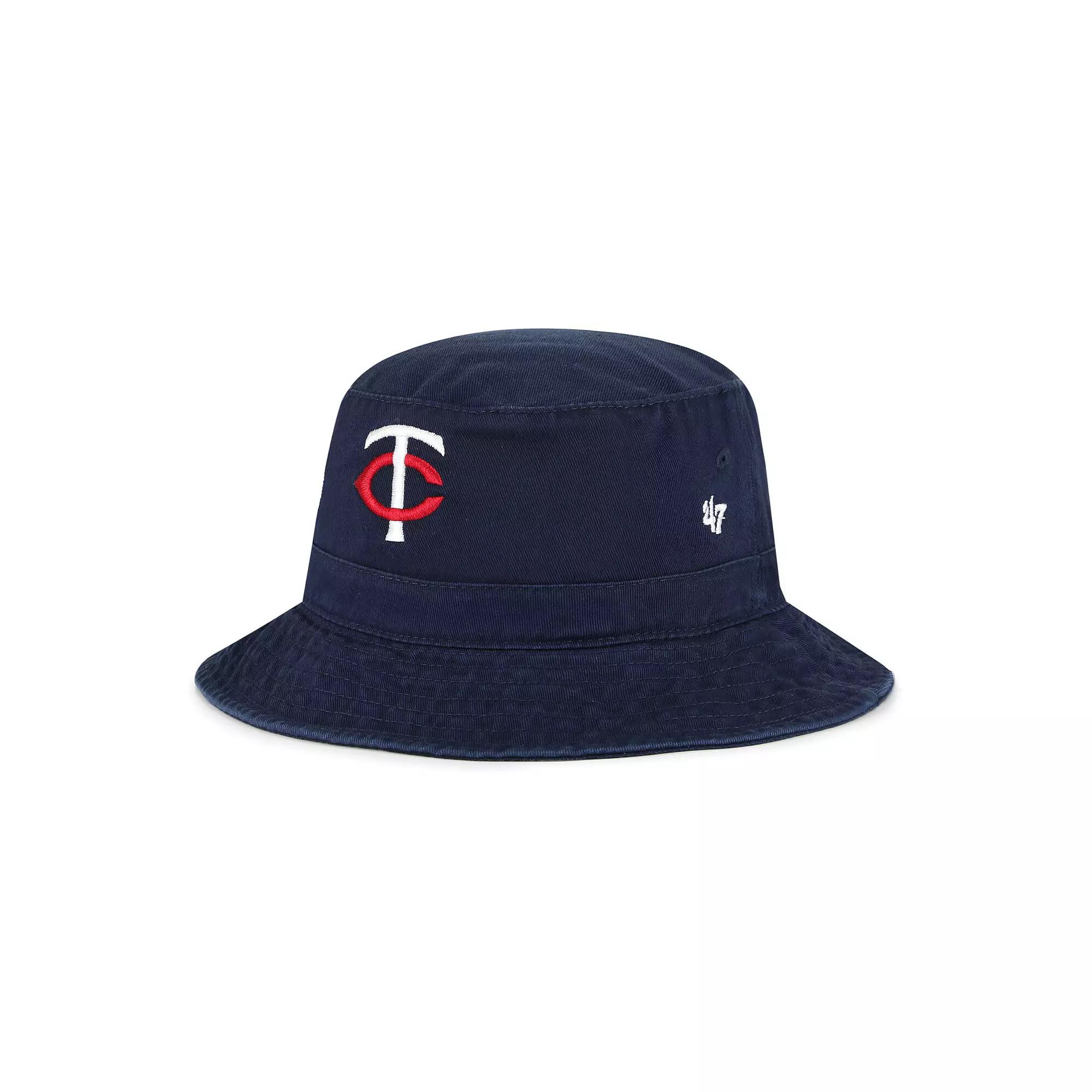 Men's '47 Navy Minnesota Twins Primary Logo Bucket Hat, Blue Product Image