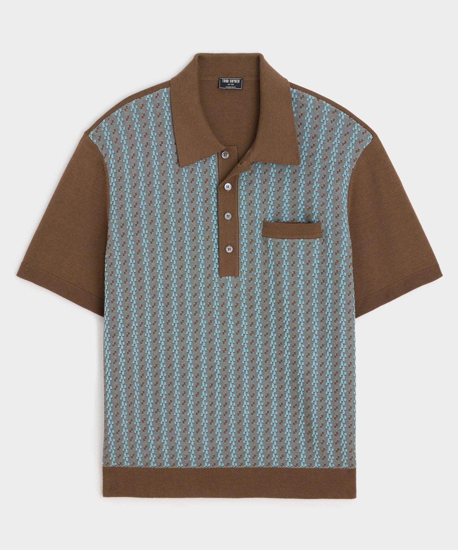 Cotton-Silk Sweater Polo Product Image