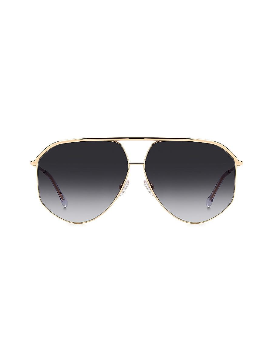 Womens 64MM Geometric Sunglasses Product Image