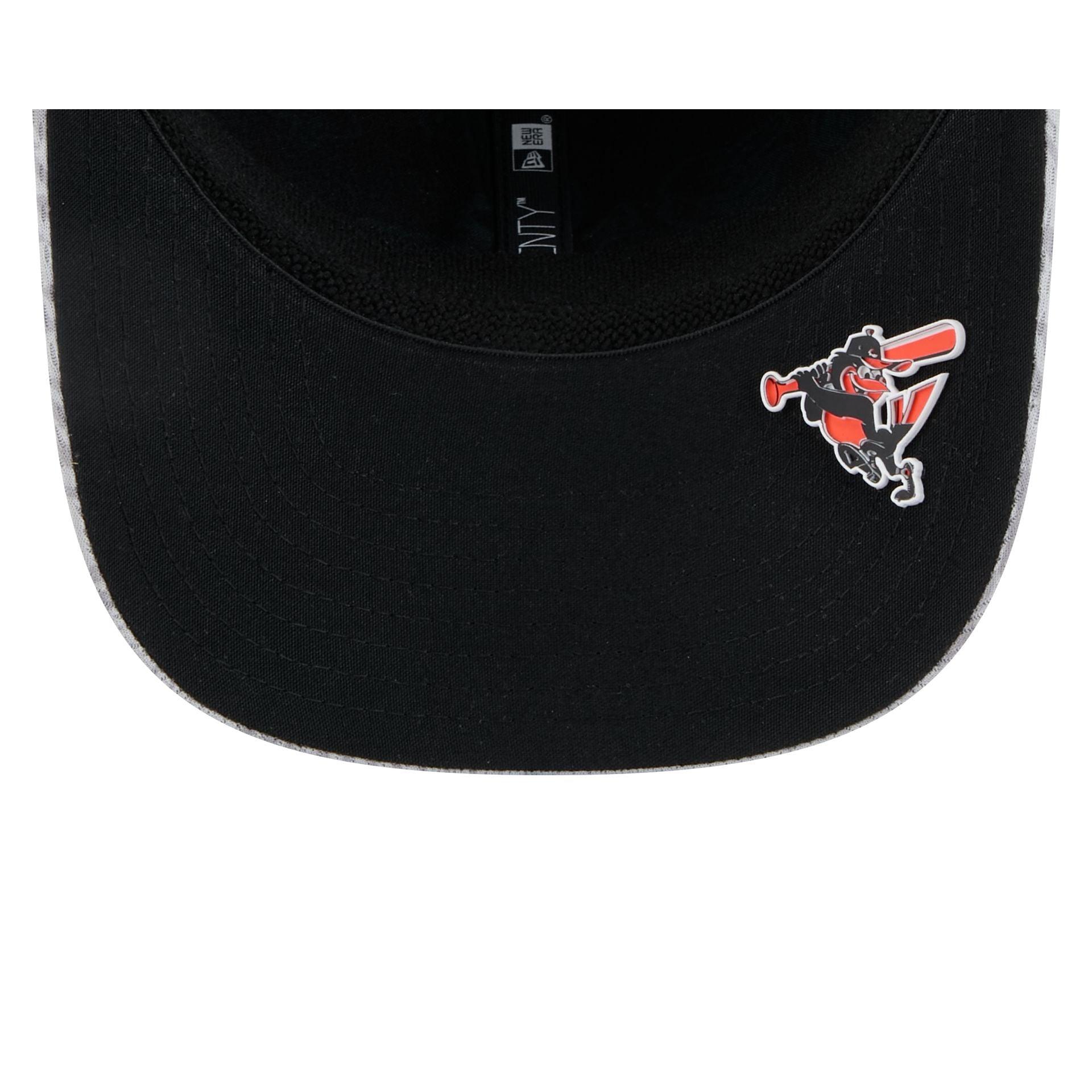 Baltimore Orioles 2025 Clubhouse Gray 9SEVENTY Stretch-Snap Hat Male Product Image