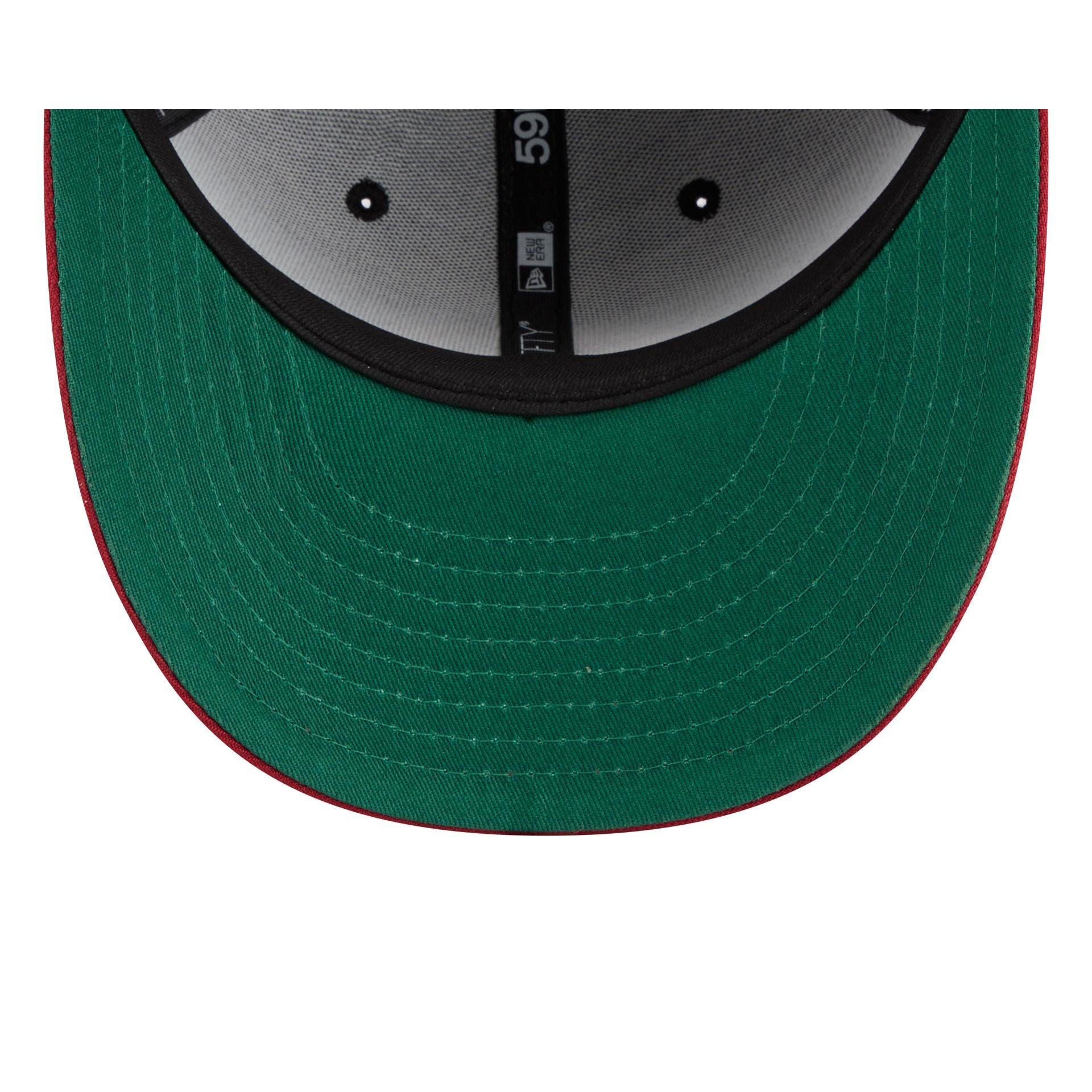 New York Yankees Maroon Pre-Curve 59FIFTY Fitted Hat Male Product Image