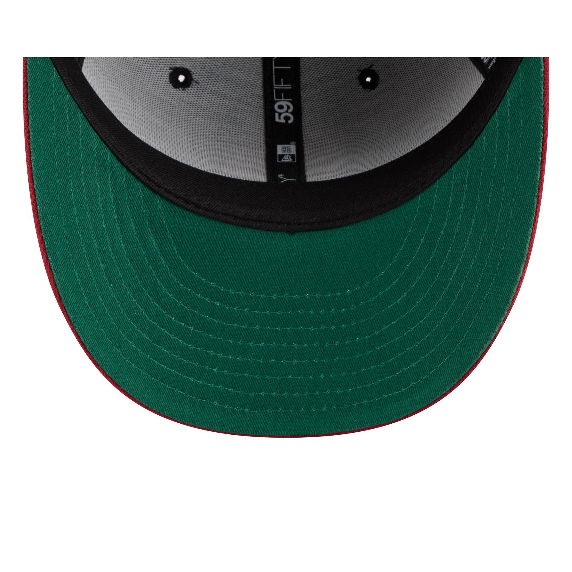 New York Yankees Maroon Pre-Curve 59FIFTY Fitted Hat Male Product Image