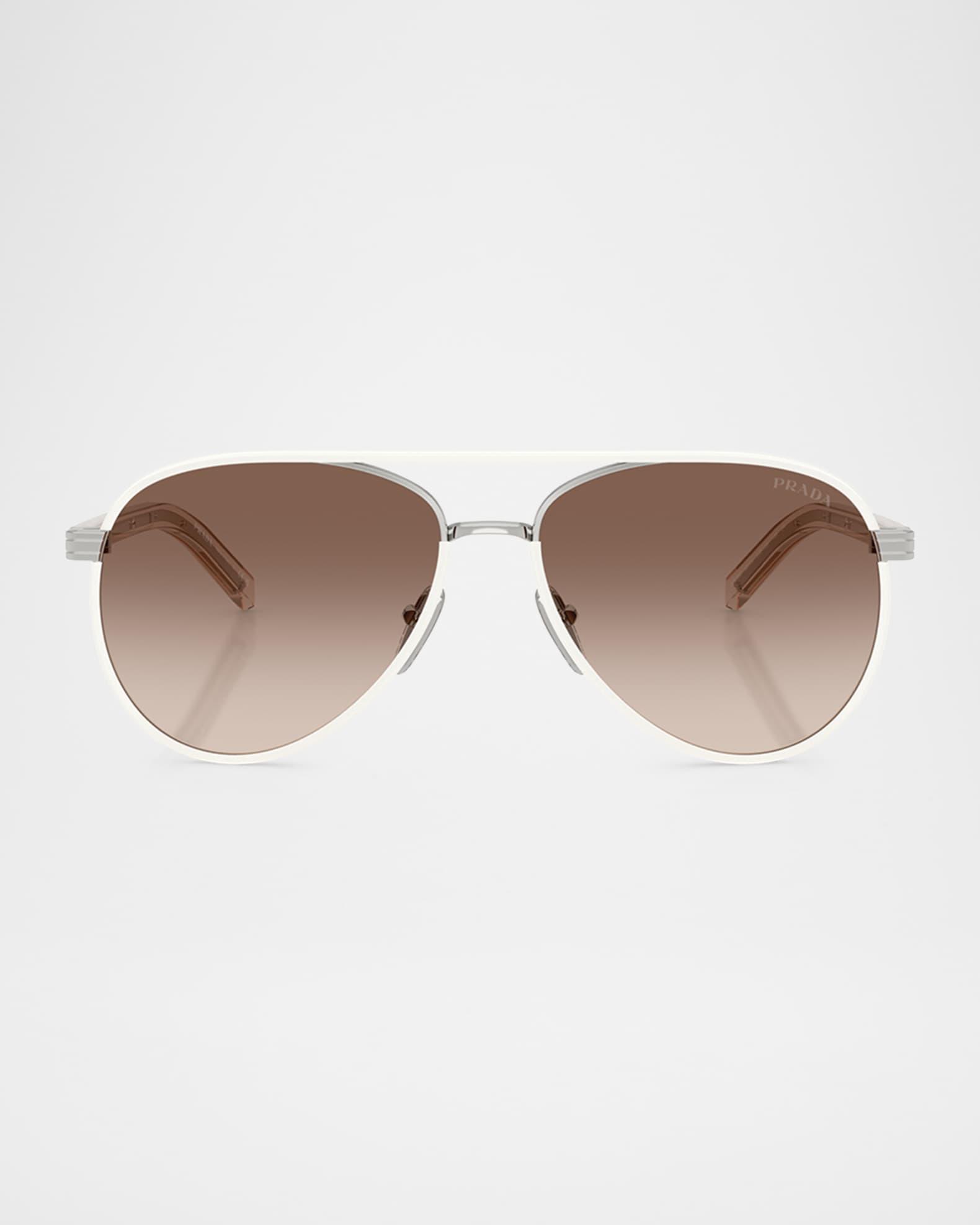 Ray-Ban Junior 52mm Aviator Sunglasses in Silver at Nordstrom Product Image
