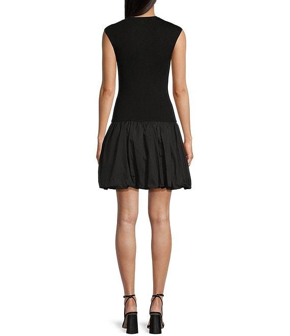 GB Sleeveless Drop Waist Bubble Mini Dress Product Image