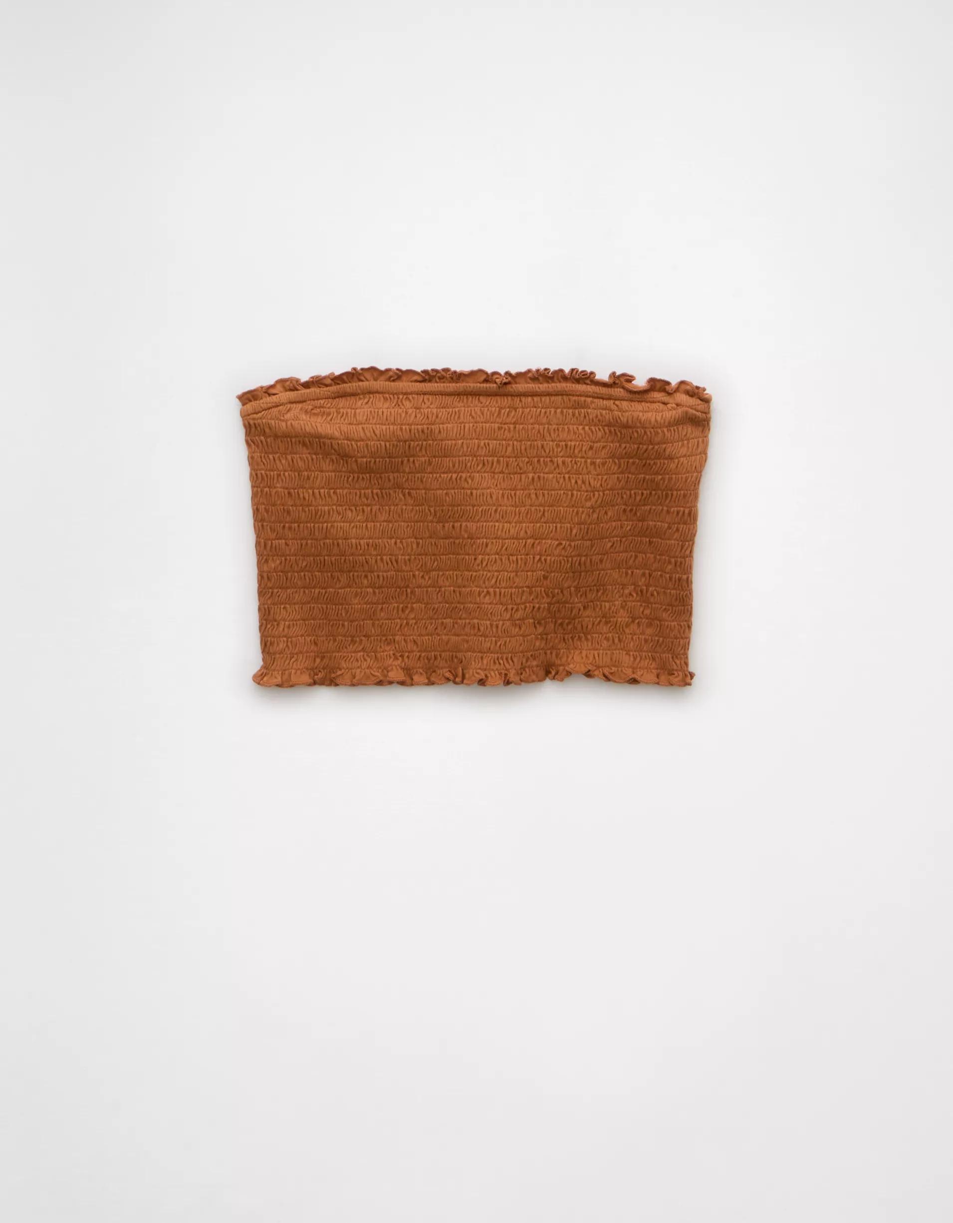 AE Sunchaser Knit Smocked Bandeau Product Image