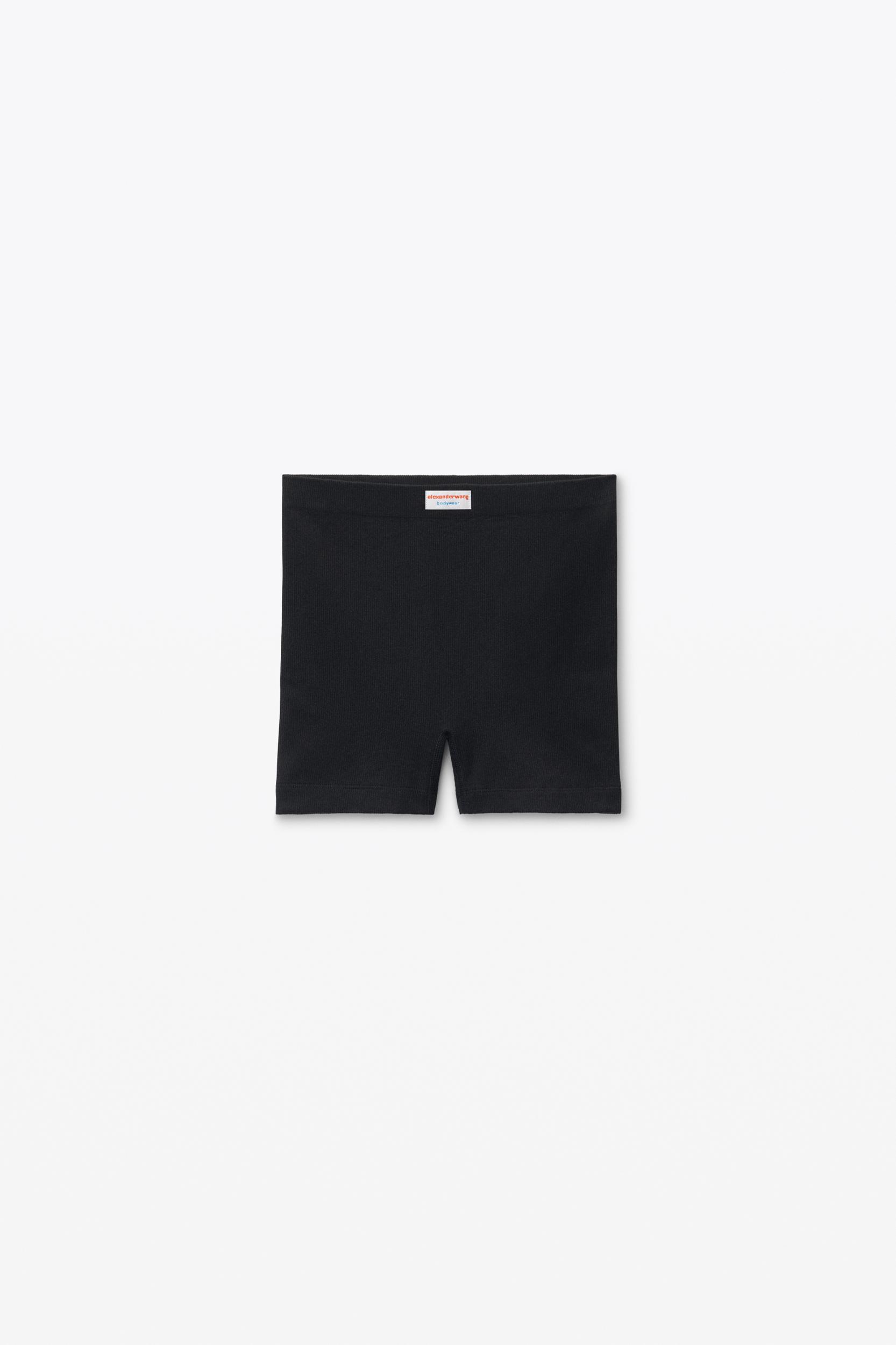 Bike Short In In Seamless Ribbed Knit Product Image