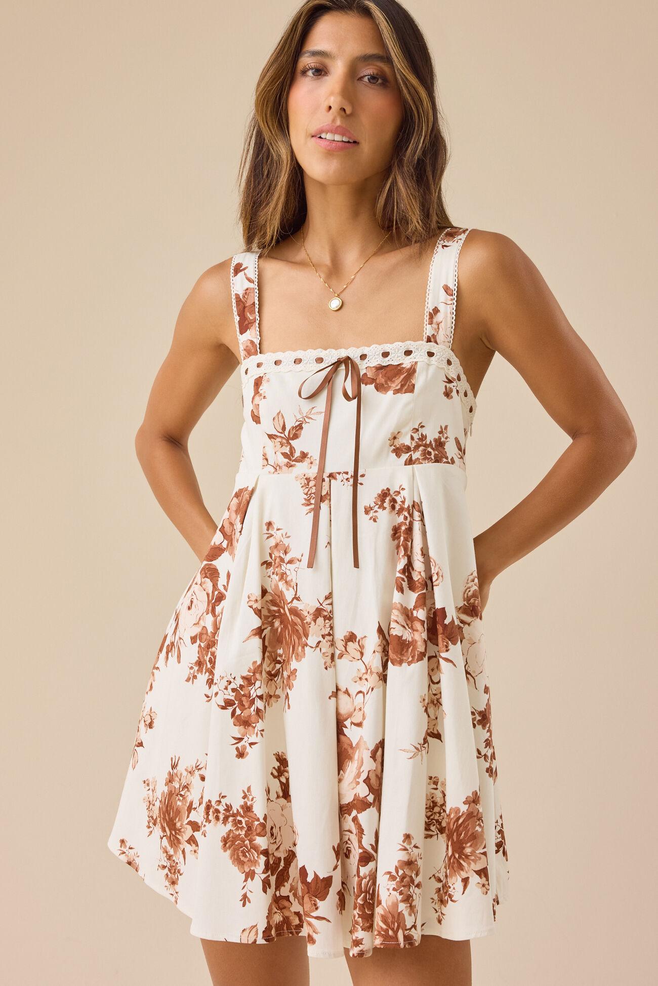 Bridget Floral Mini Dress Product Image