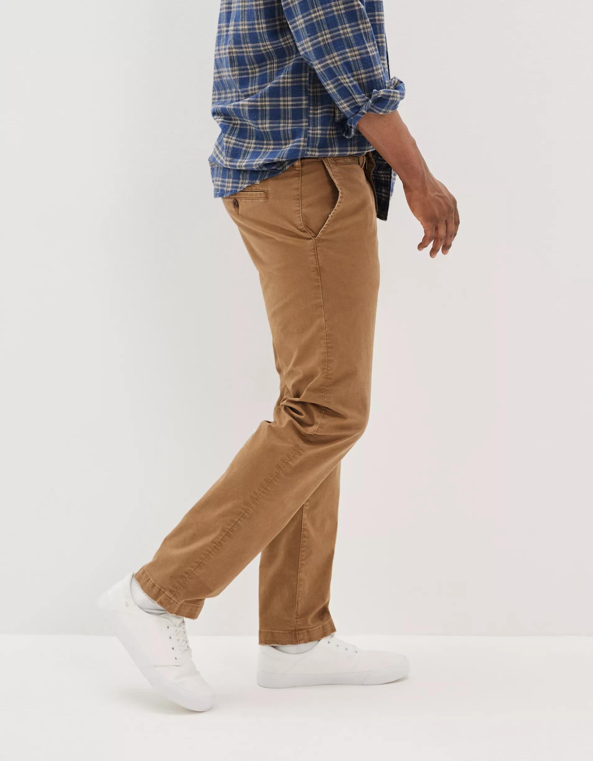 AE Flex Original Straight Lived-In Khaki Pant Product Image