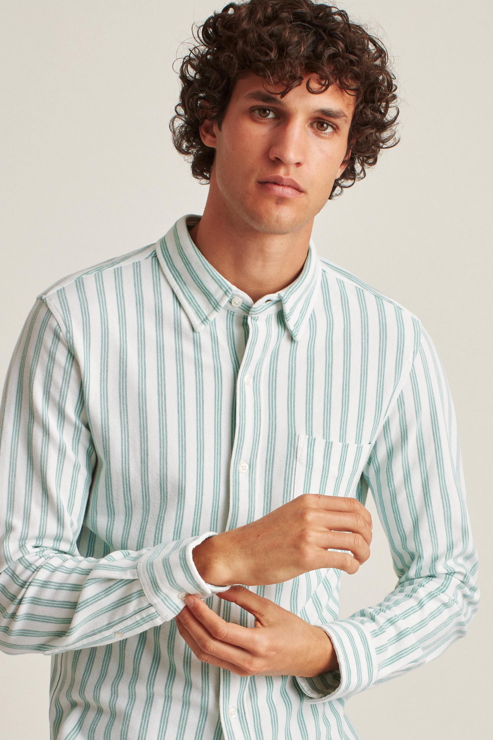 Knit Oxford Shirt Product Image
