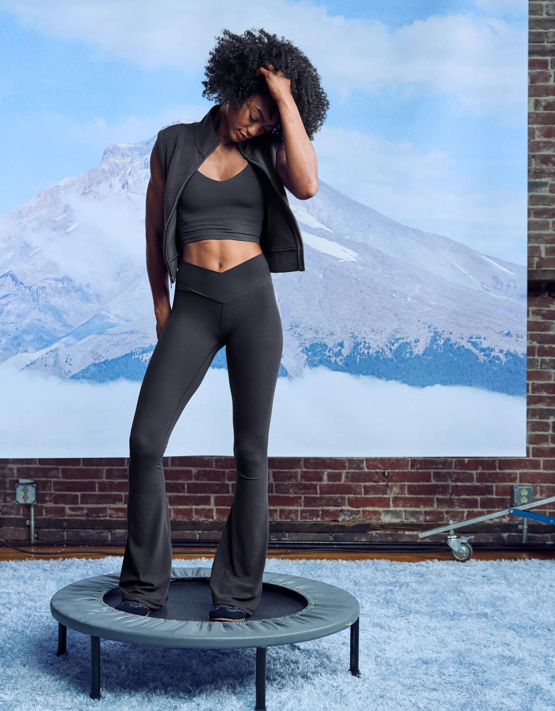 OFFLINE By Aerie Real Me Low Key Longline Sports Bra Product Image