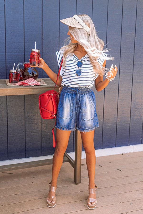 Free And True Stripe Top Product Image