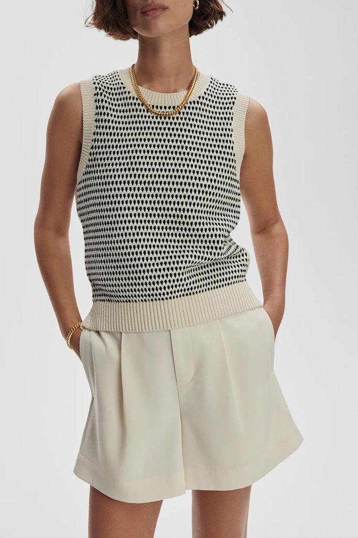 Knowles Textured Knit Vest Product Image