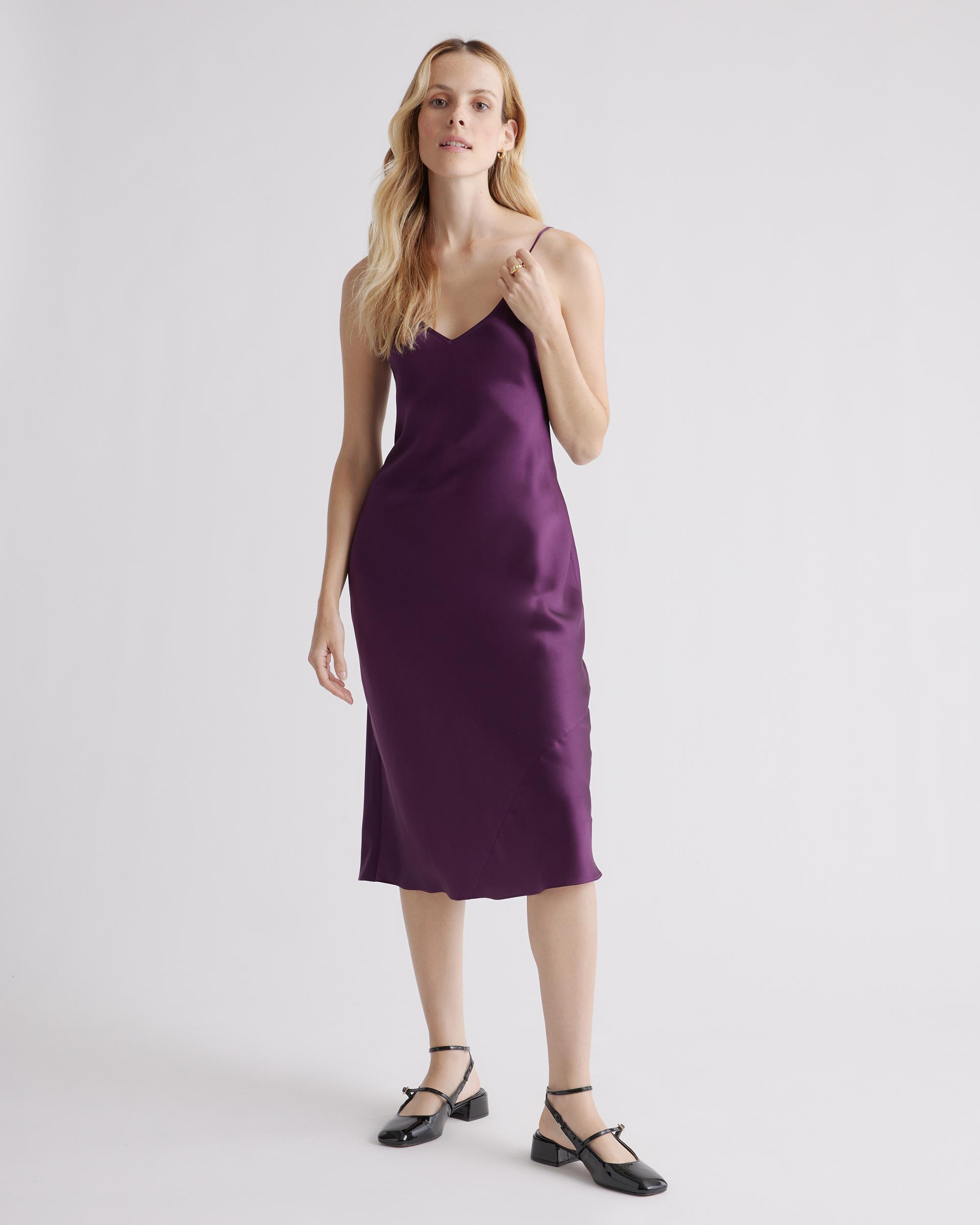 Quince | Women's Slip Dress Size XL, Silk Product Image