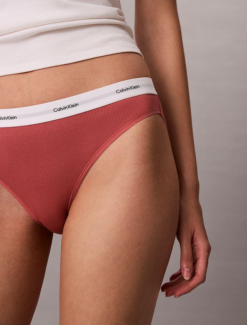 Cotton Stretch Rib Bikini Product Image